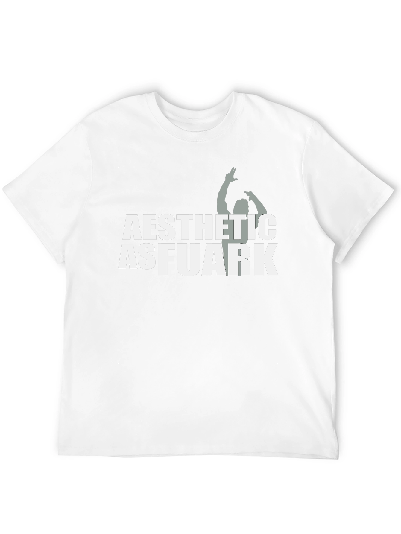 Aesthetic Asfuark Black Graphic Tee