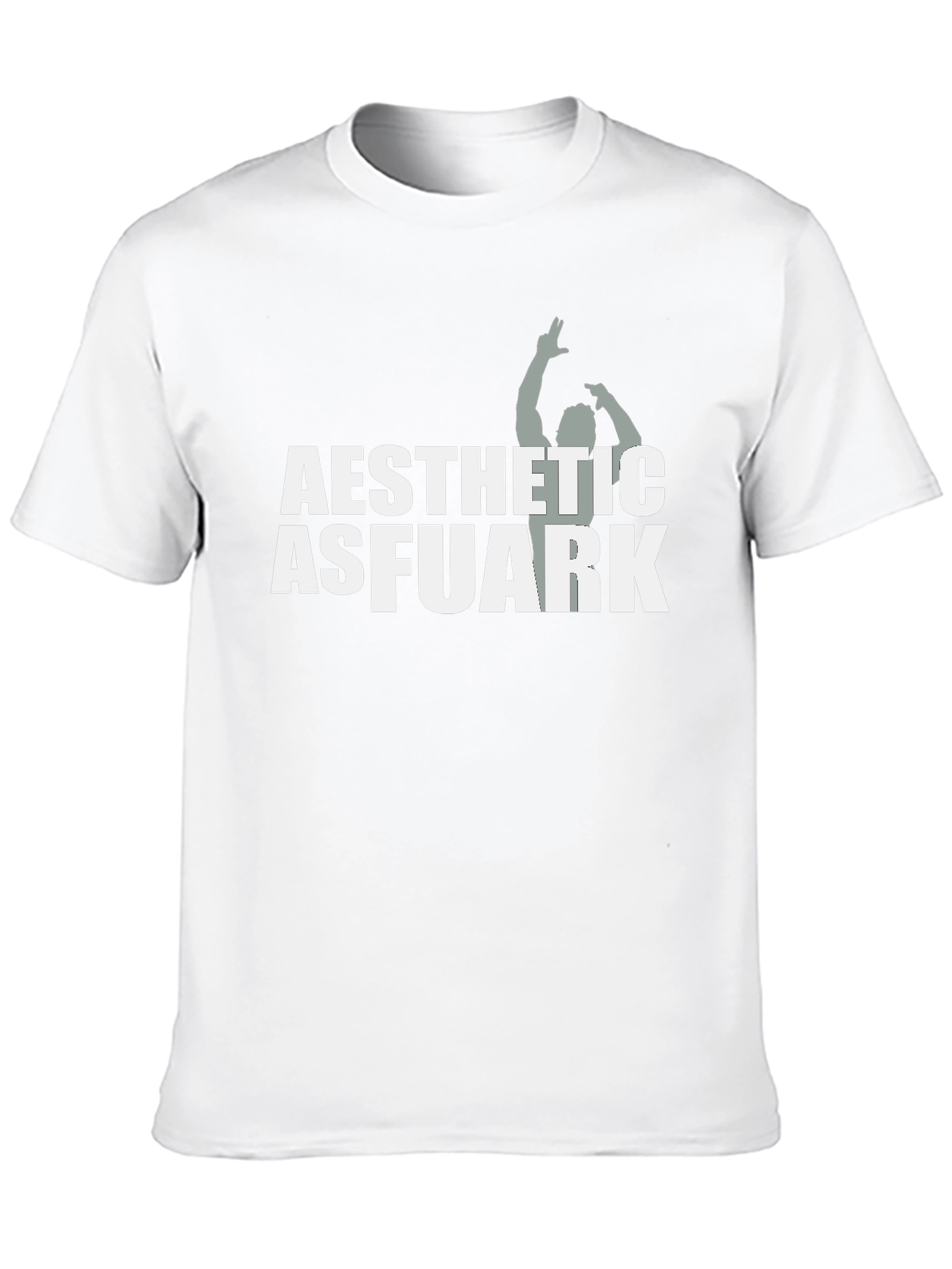 Aesthetic Asfuark Black Graphic Tee
