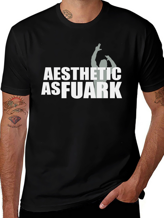Aesthetic Asfuark Black Graphic Tee