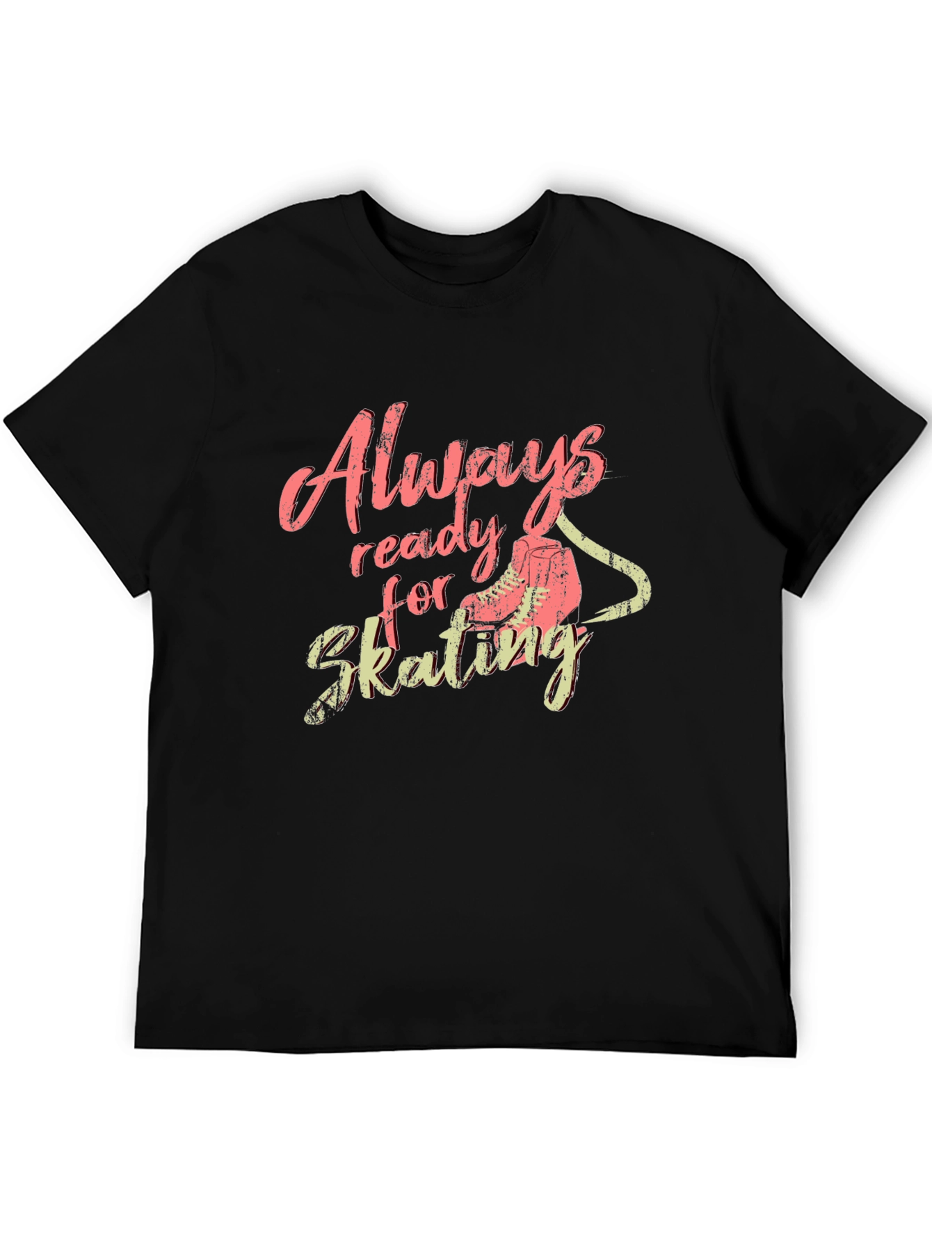 Always Ready for Skating Graphic T-Shirt