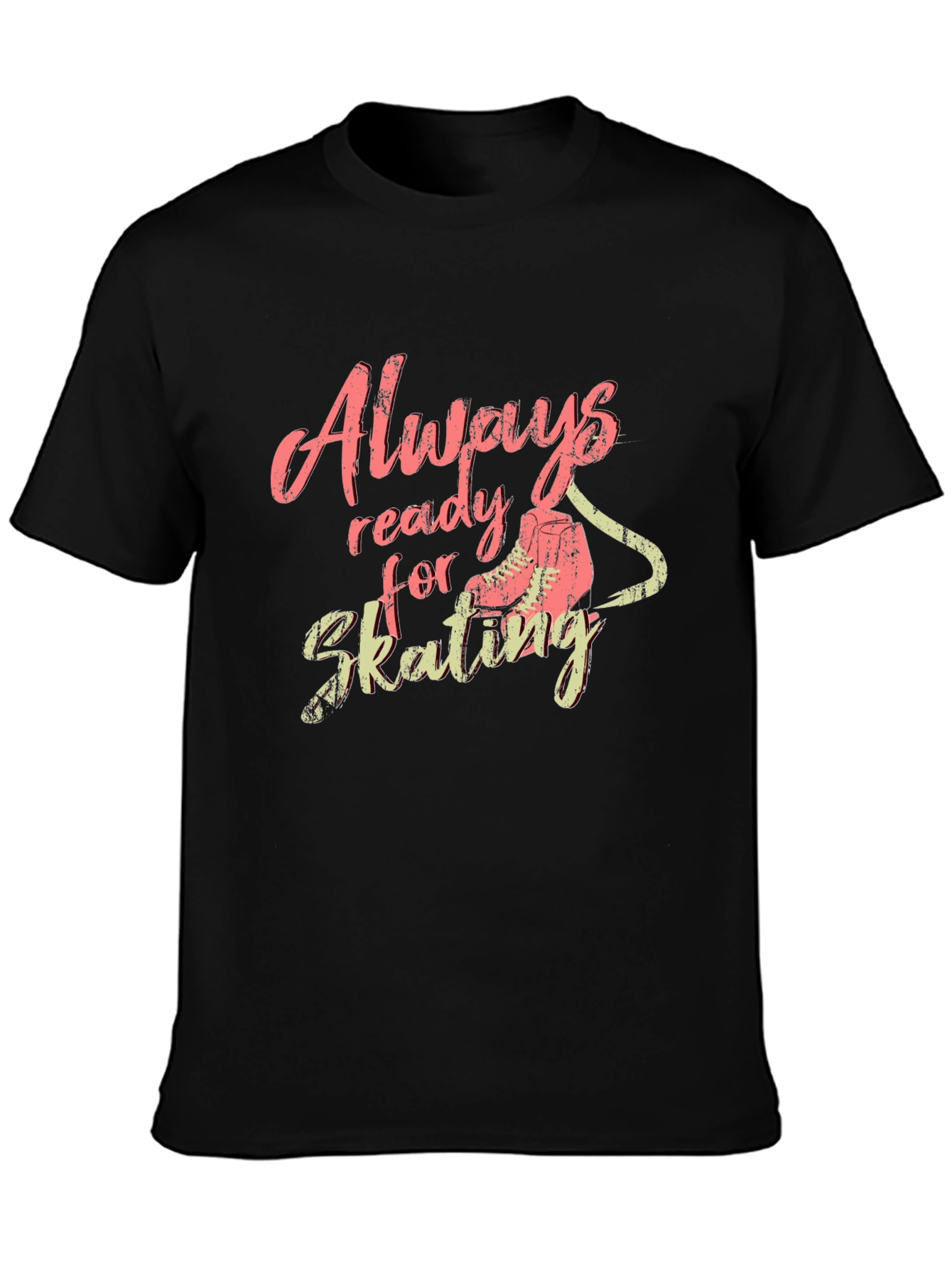 Always Ready for Skating Graphic T-Shirt