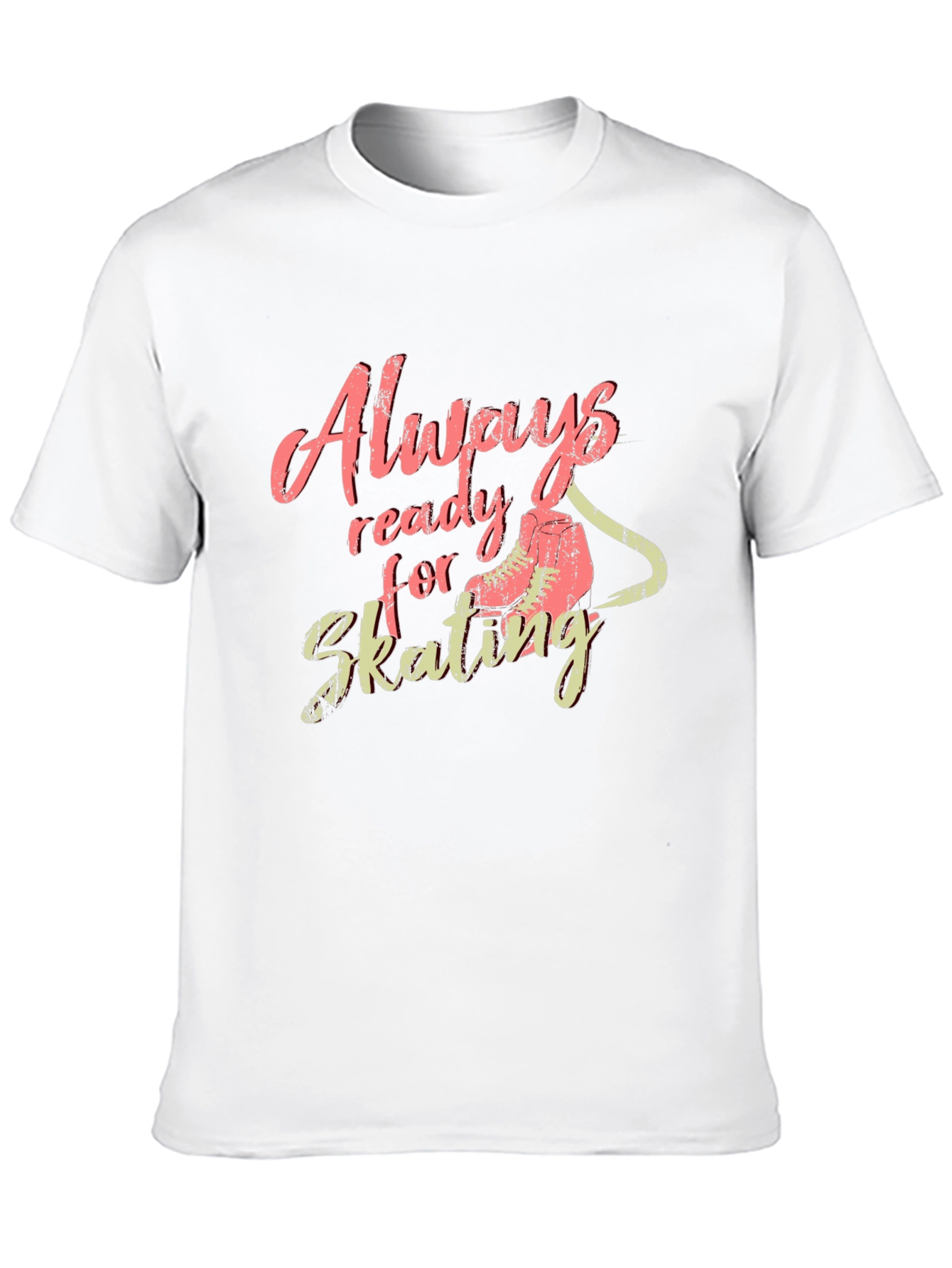 Always Ready for Skating Graphic T-Shirt