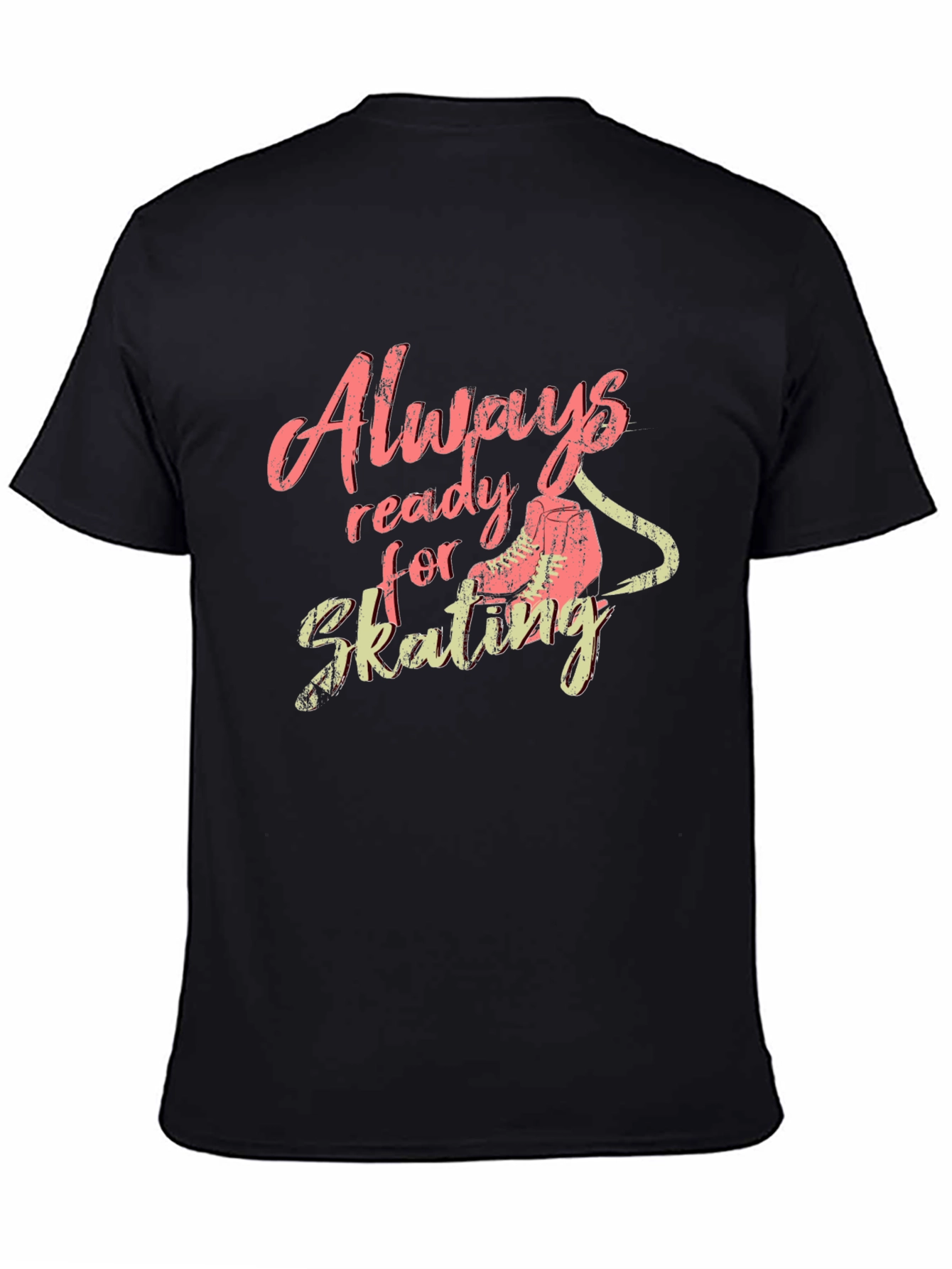 Always Ready for Skating Graphic T-Shirt