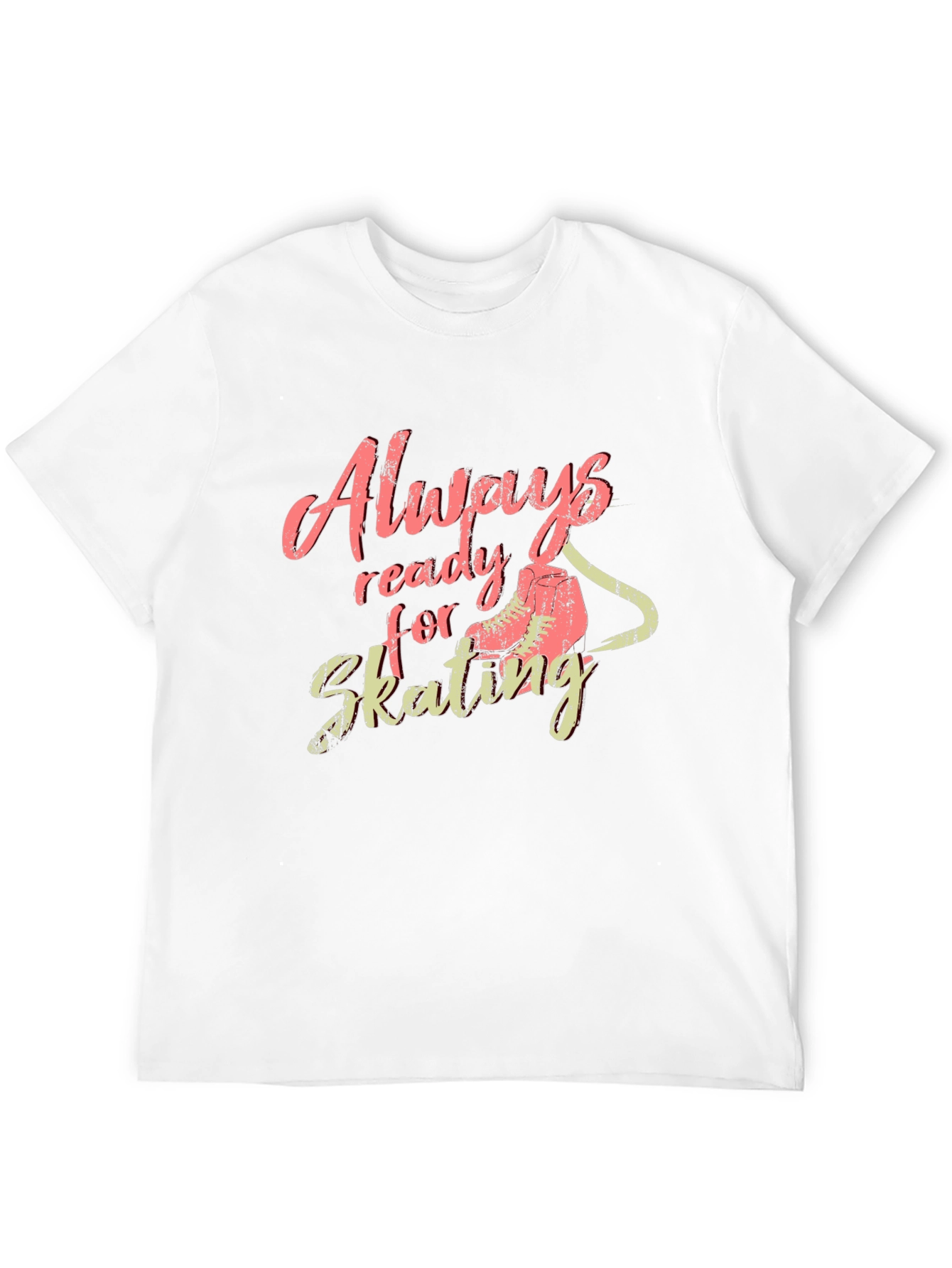 Always Ready for Skating Graphic T-Shirt