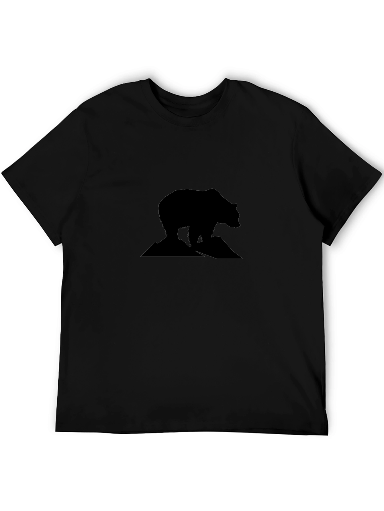 Black Bear Silhouette Graphic Tee