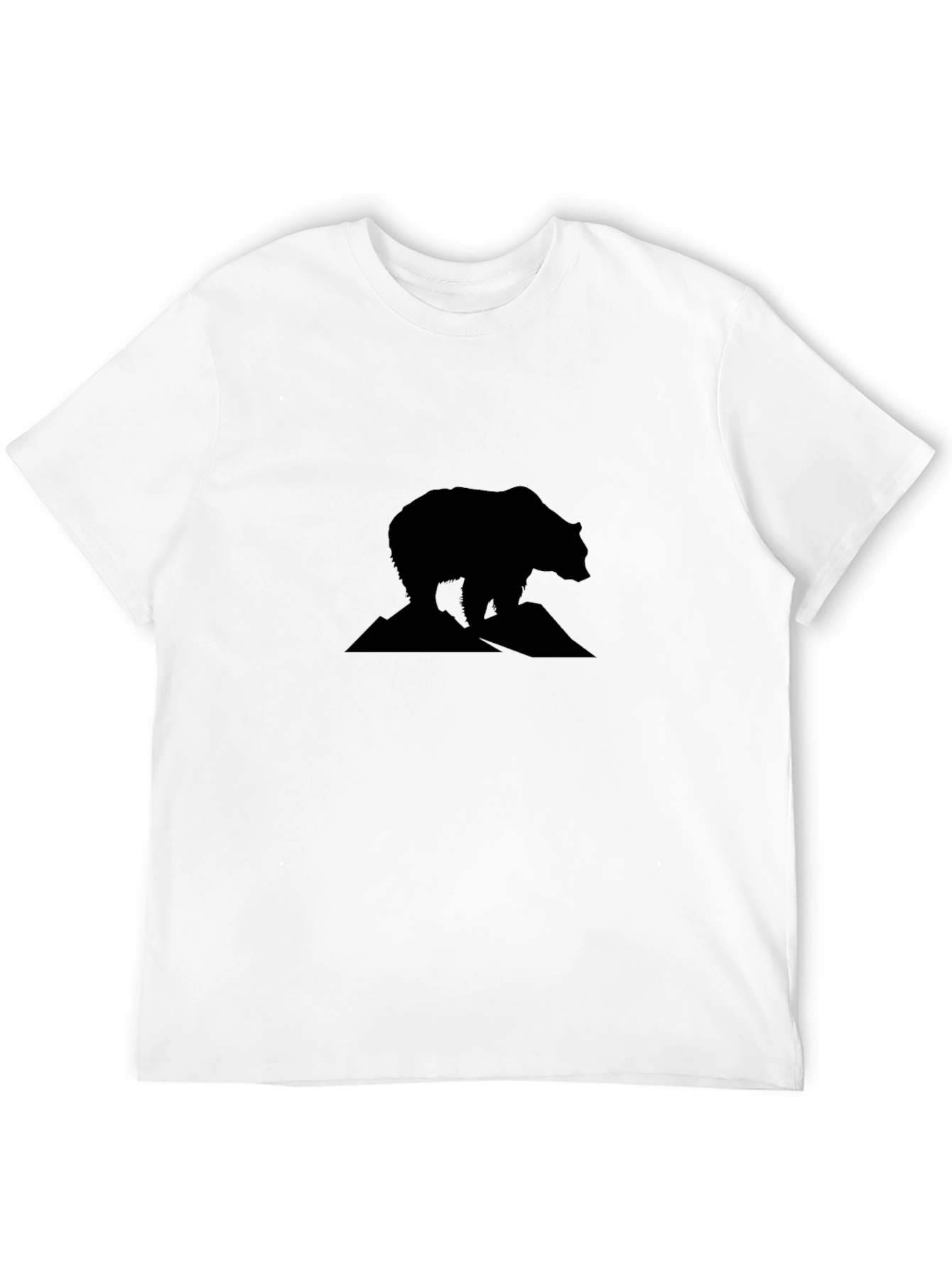 Black Bear Silhouette Graphic Tee
