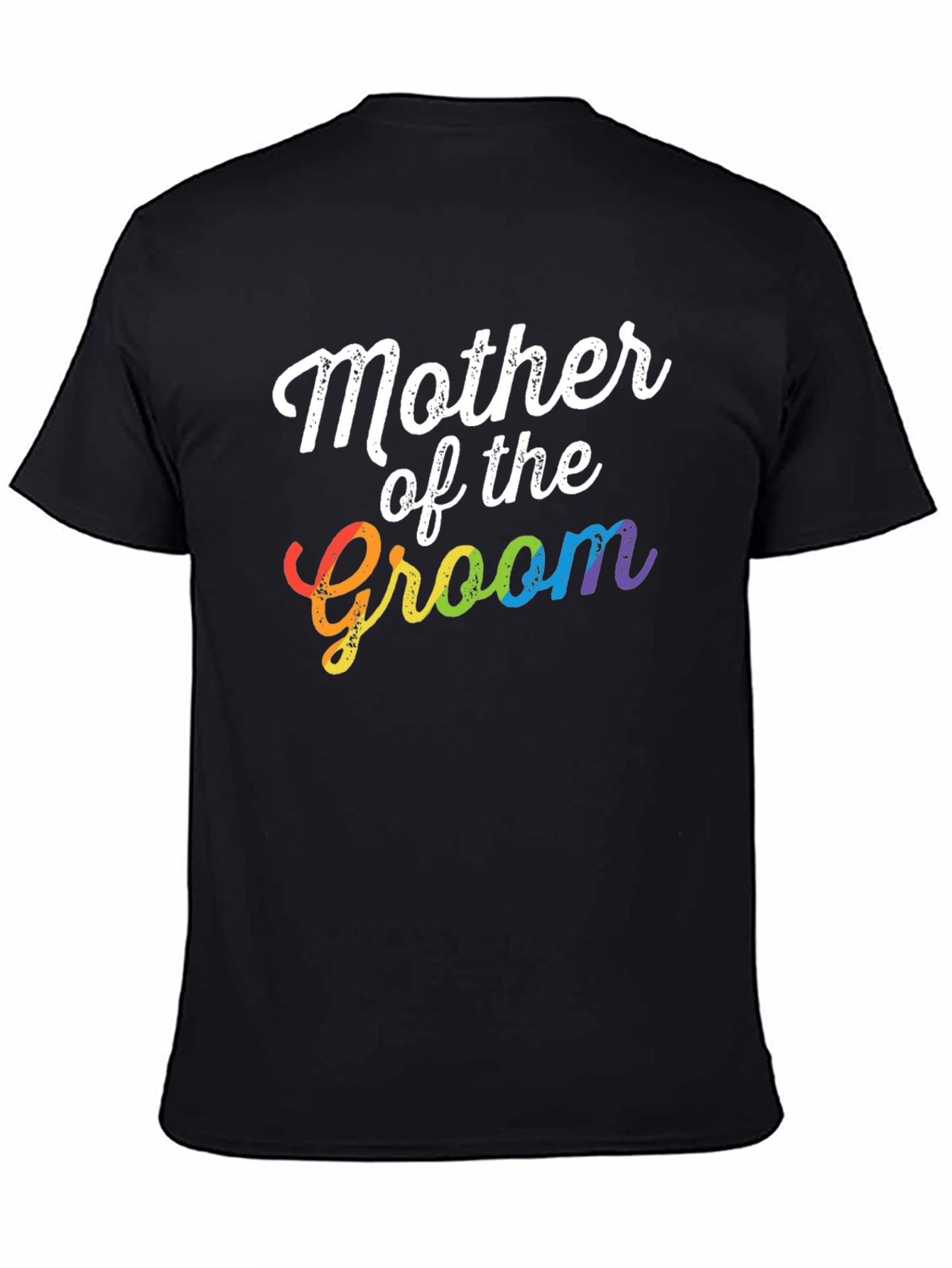 Mother of the Groom Rainbow T-Shirt