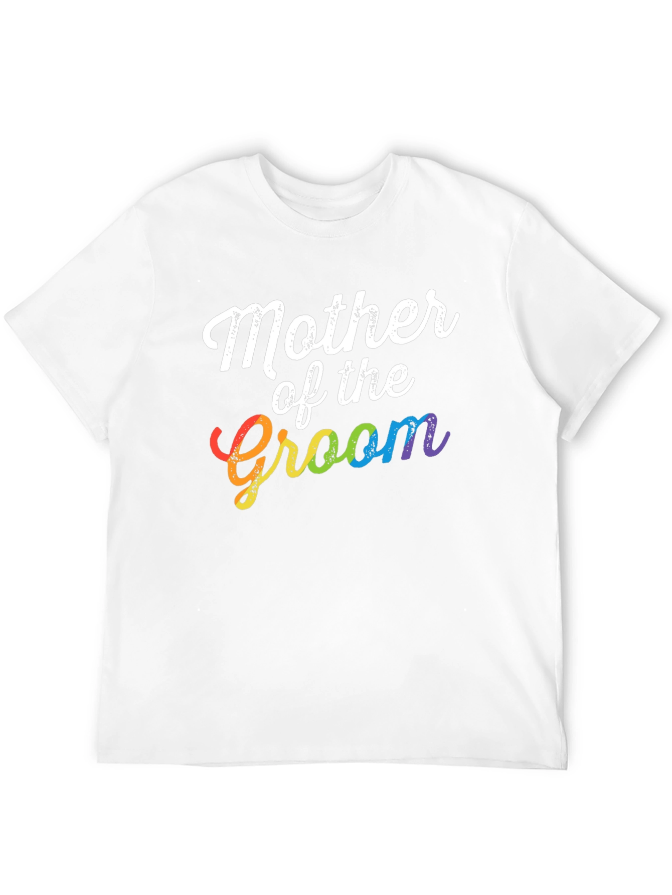 Mother of the Groom Rainbow T-Shirt