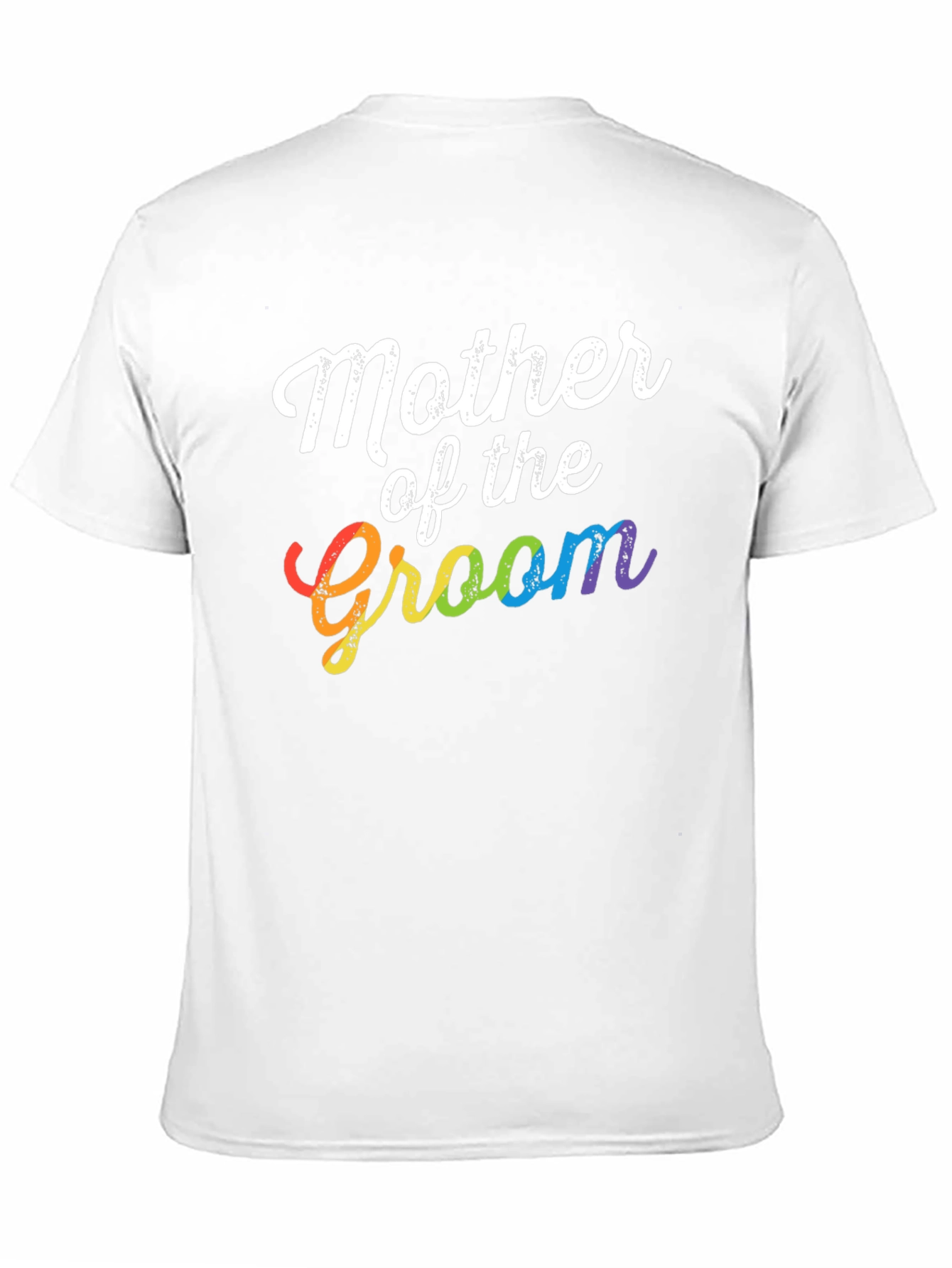 Mother of the Groom Rainbow T-Shirt