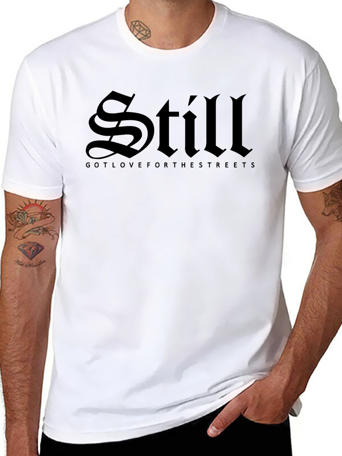 Still Got Love Tee - Mens Black Graphic T-Shirt