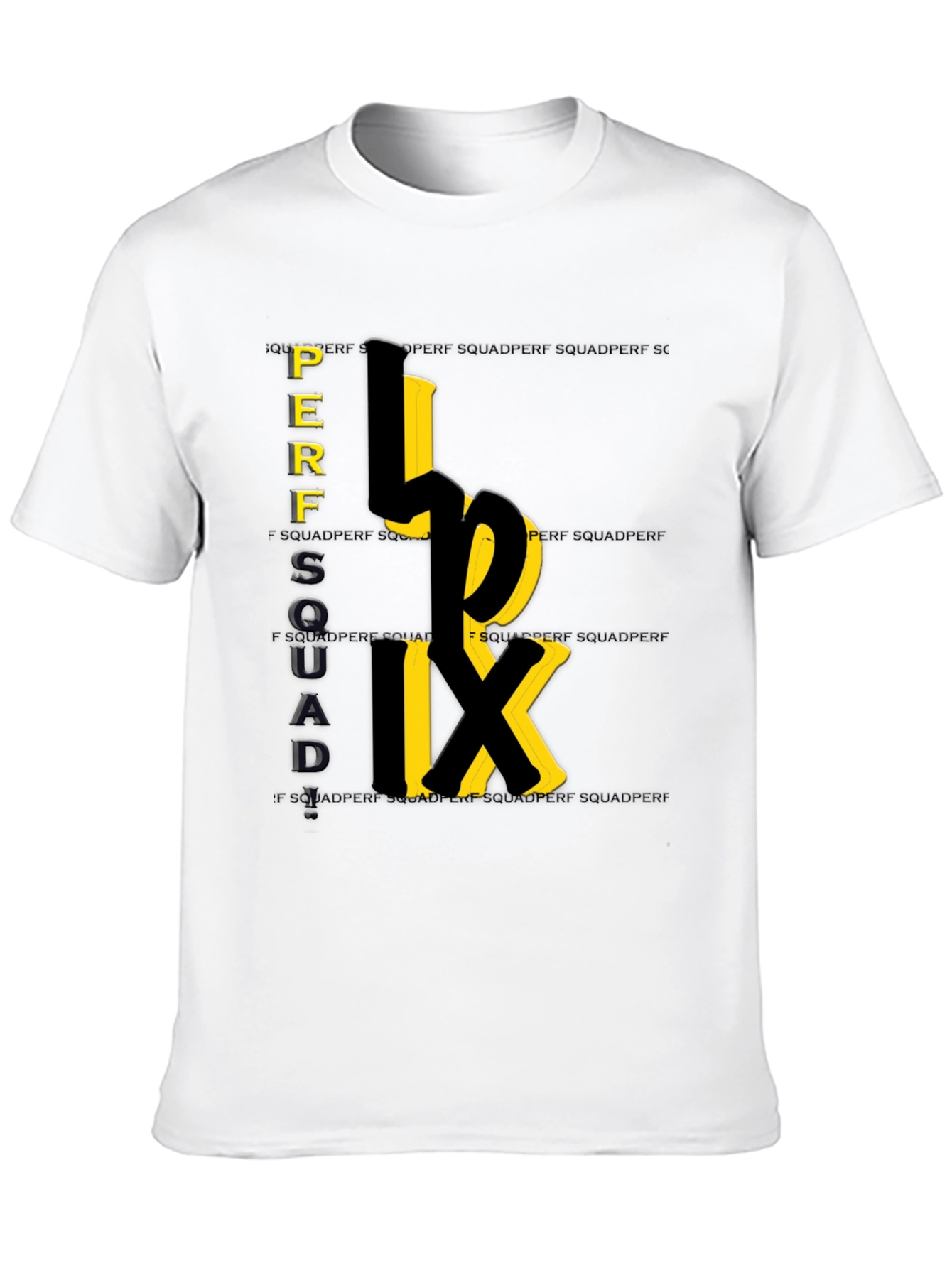 Perf Squad Tee: Bold Graphic Print Crewneck