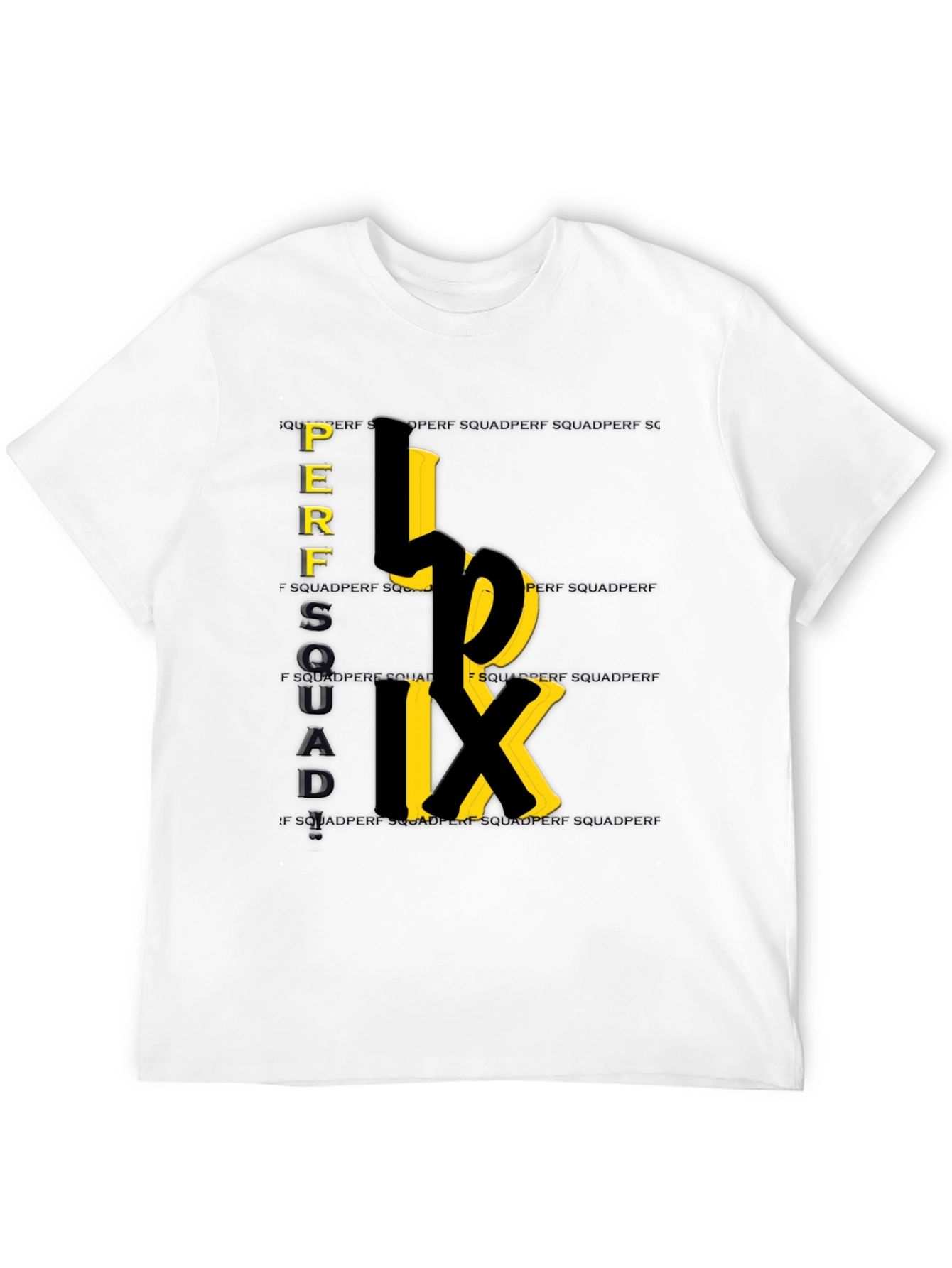 Perf Squad Tee: Bold Graphic Print Crewneck