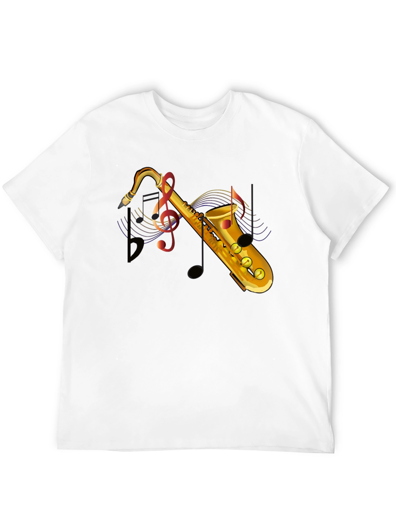 Saxophone Music T-Shirt - Stylish Musician Tee