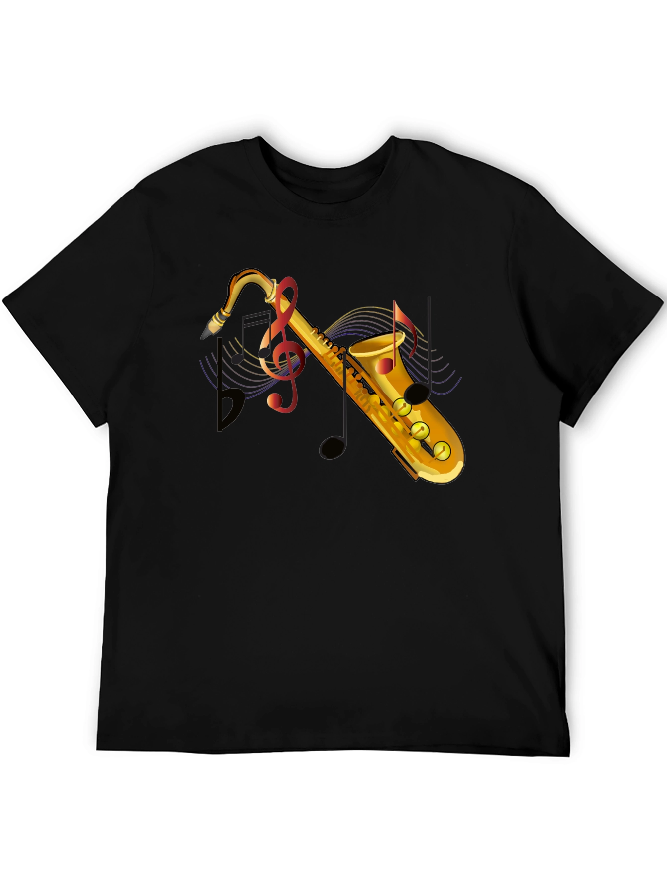 Saxophone Music T-Shirt - Stylish Musician Tee