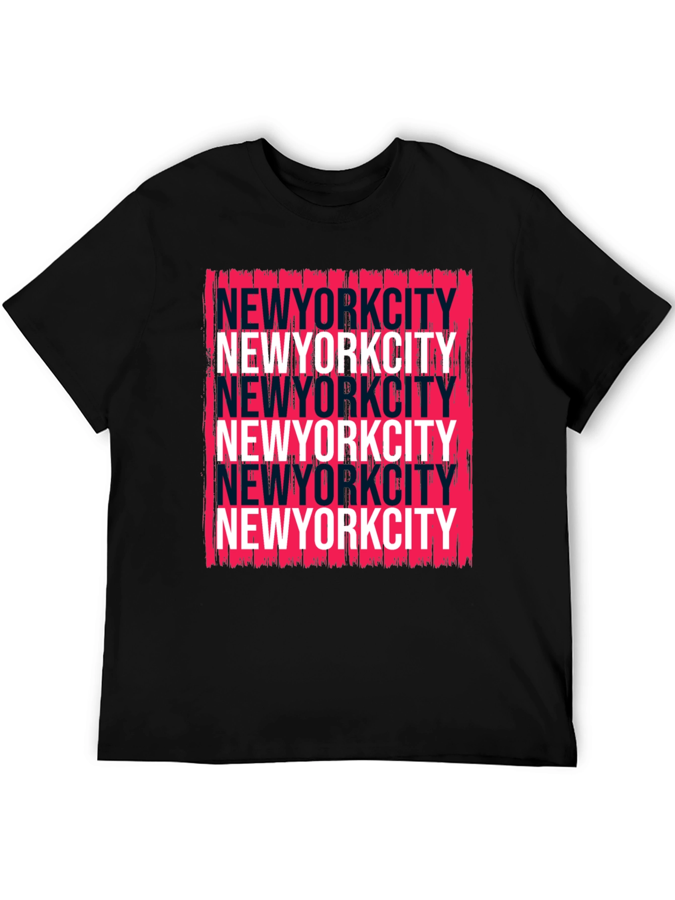 NYC Stacked Text Graphic Tee