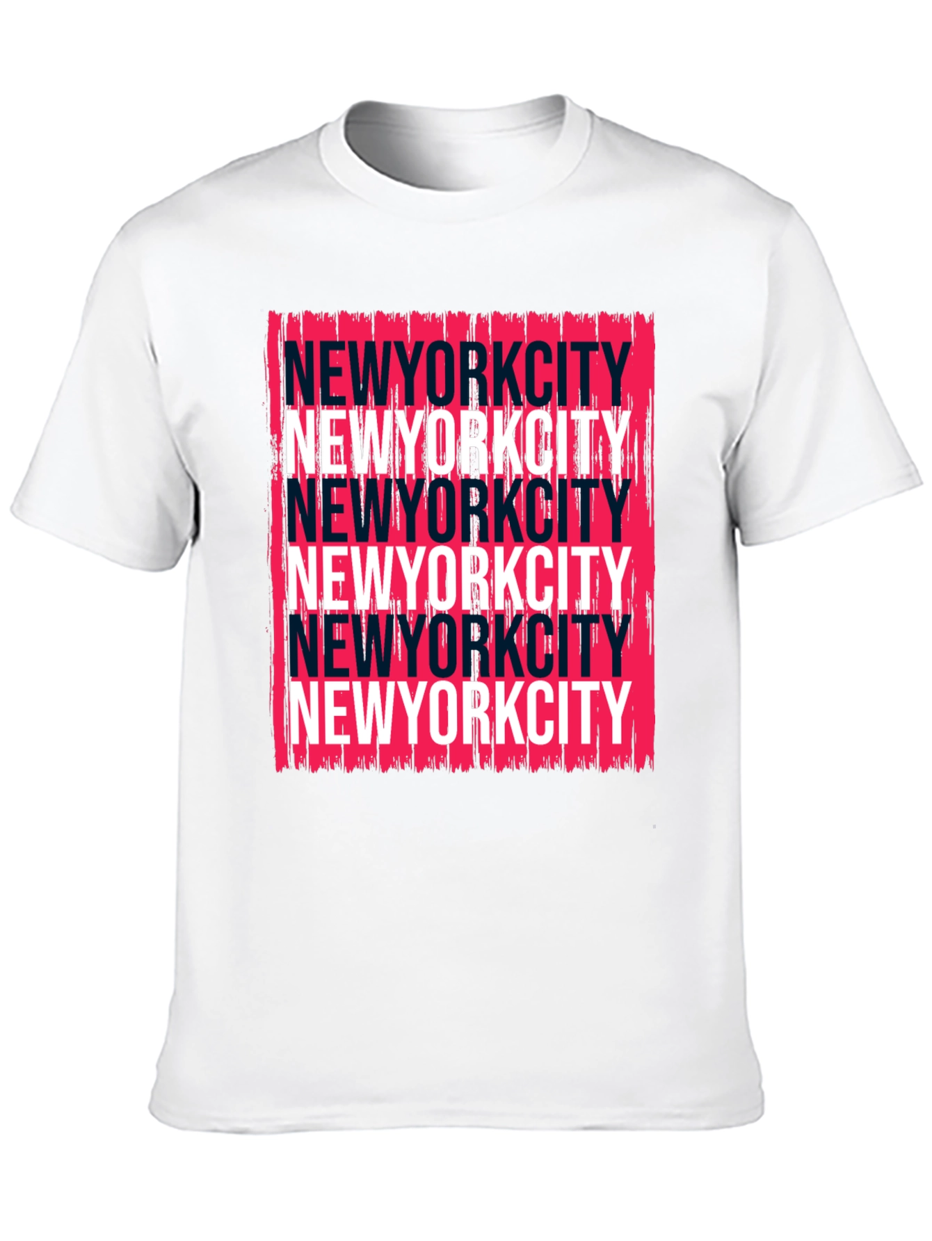 NYC Stacked Text Graphic Tee