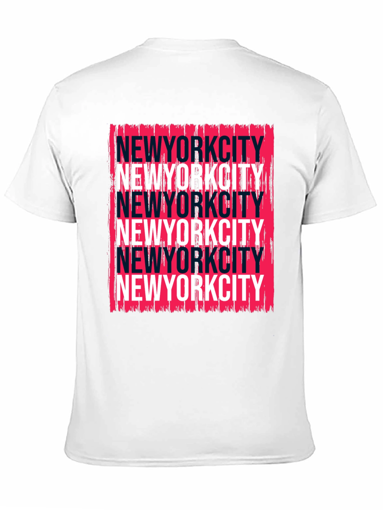 NYC Stacked Text Graphic Tee