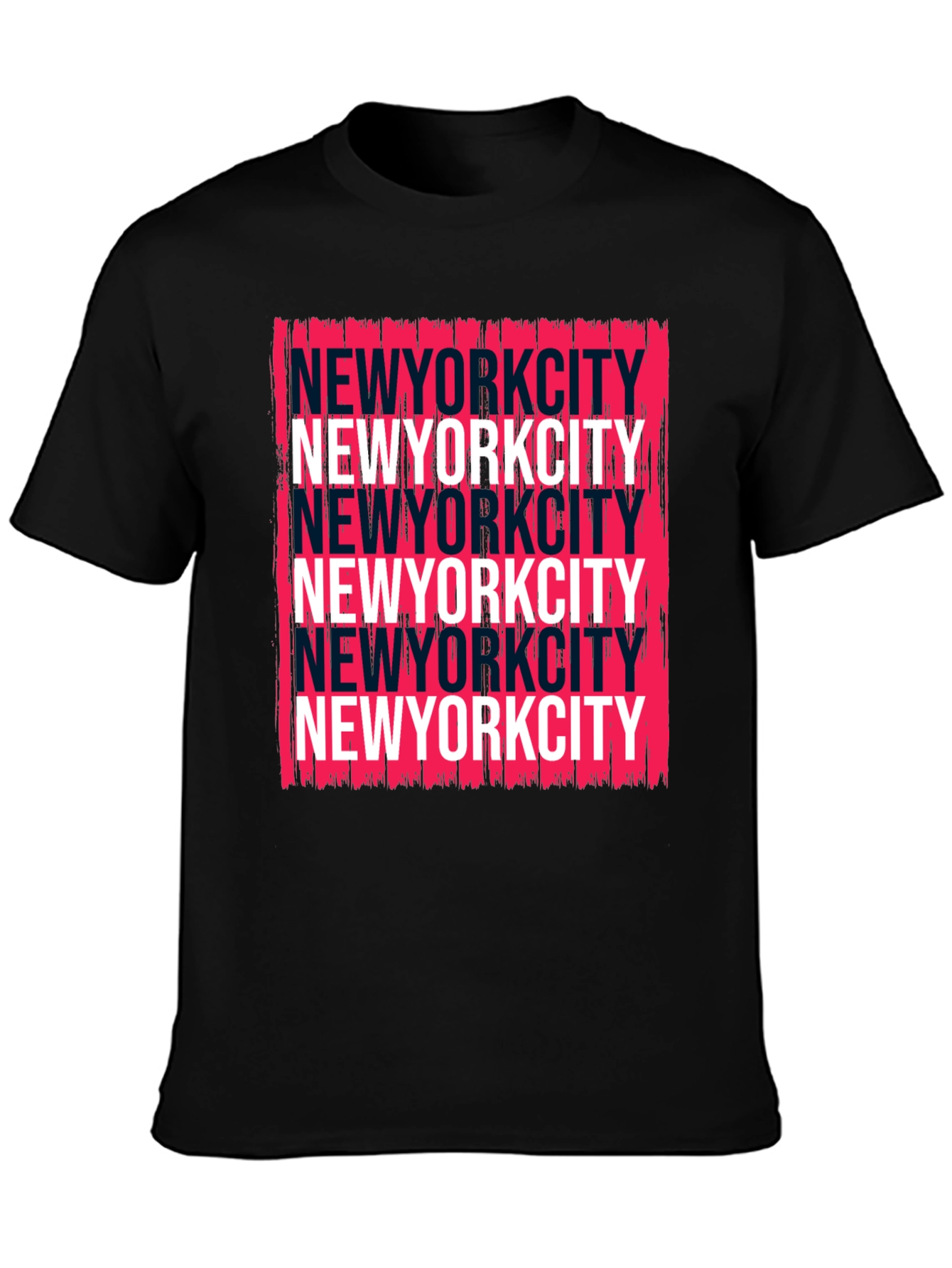 NYC Stacked Text Graphic Tee
