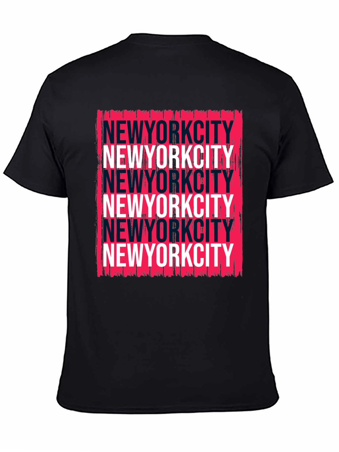 NYC Stacked Text Graphic Tee