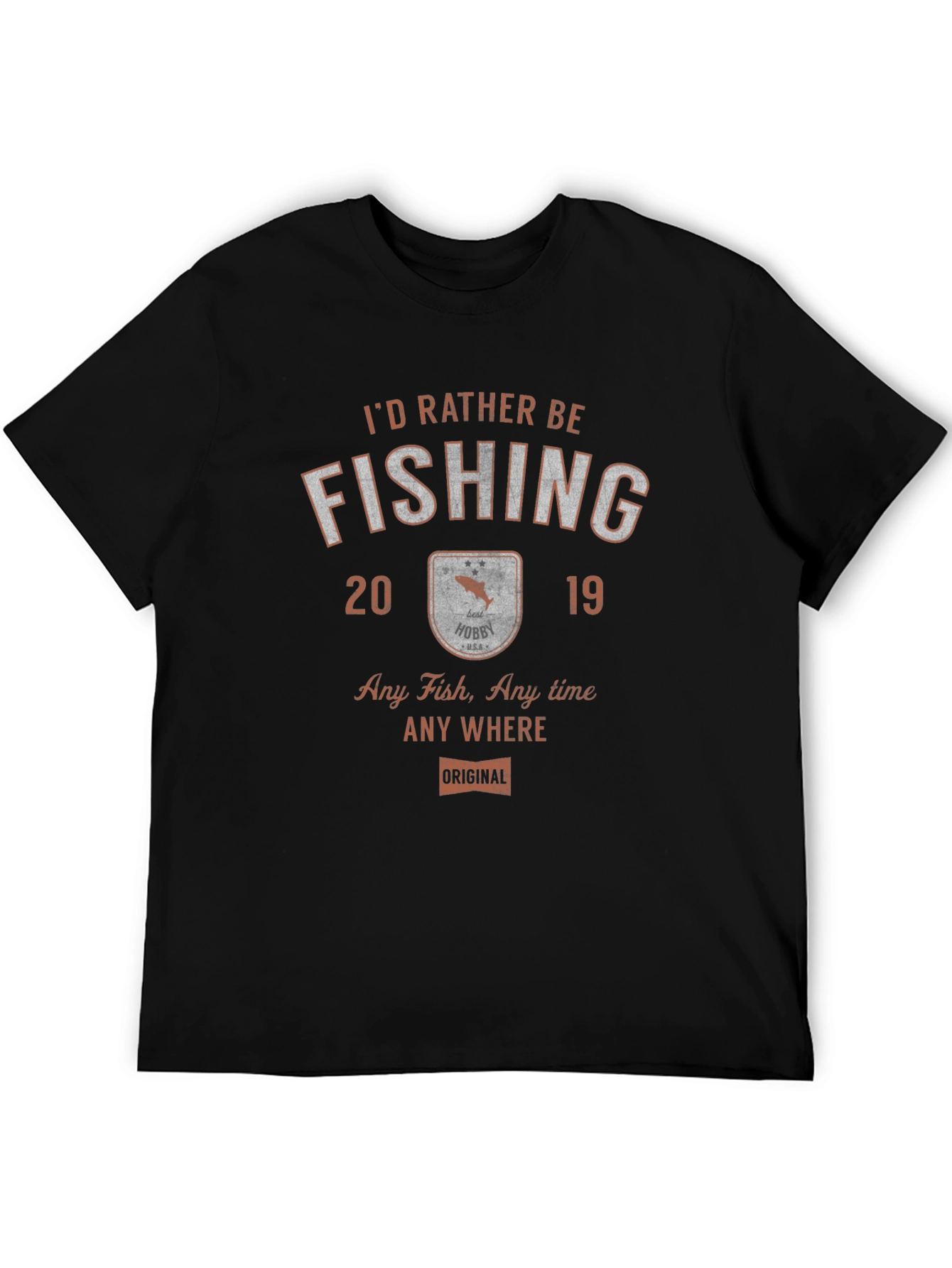 Id Rather Be Fishing Graphic T-Shirt
