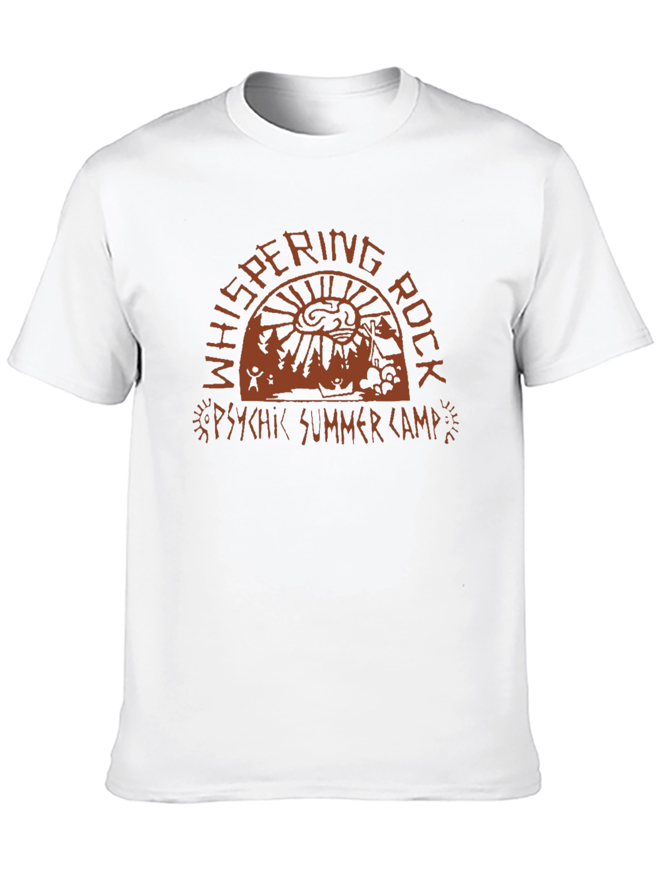 Whispering Rock Psychic Summer Camp Graphic T-Shirt