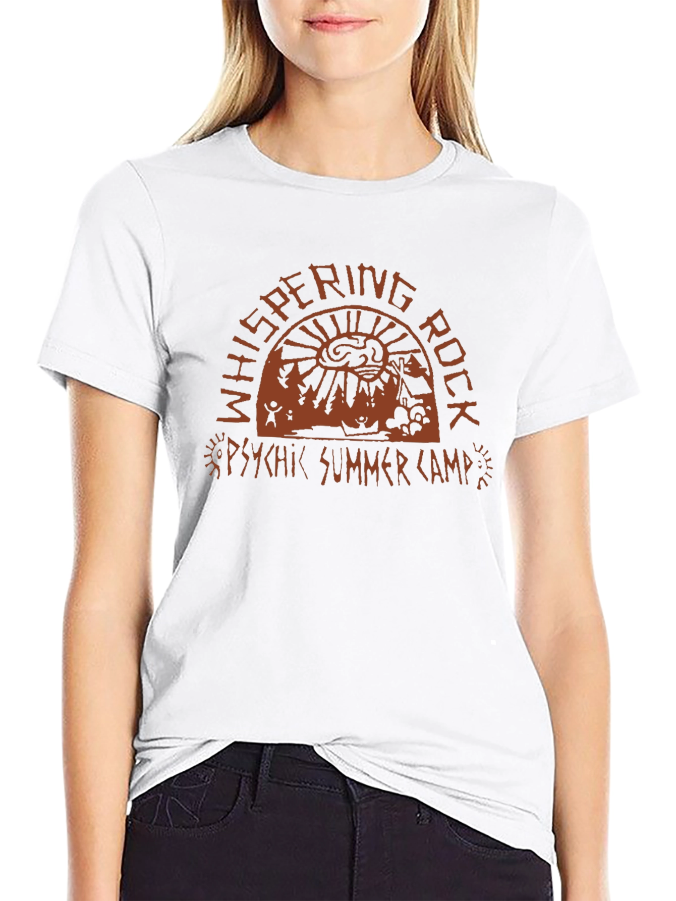 Whispering Rock Psychic Summer Camp Graphic T-Shirt