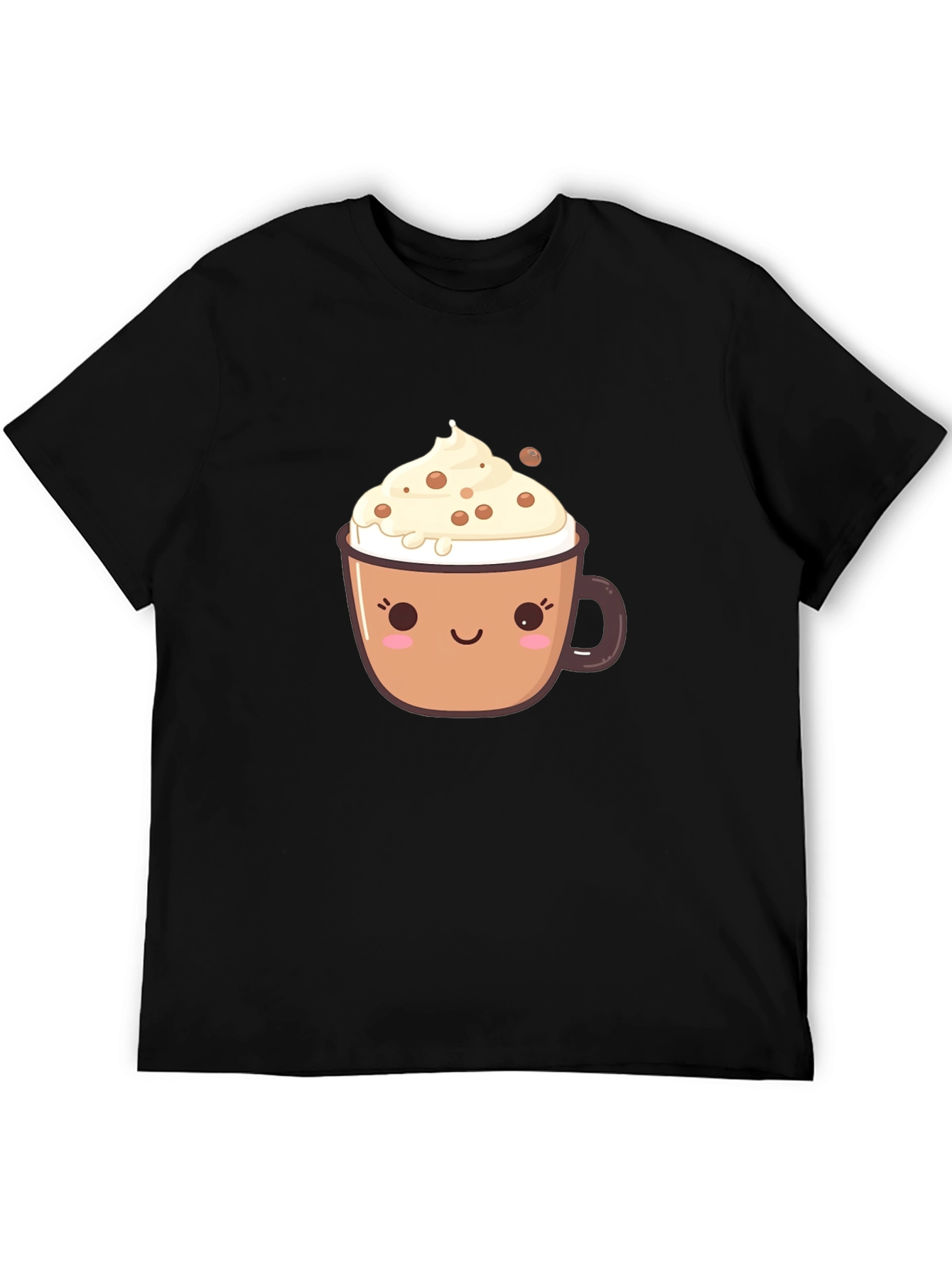 Cute Coffee Cup Graphic T-Shirt