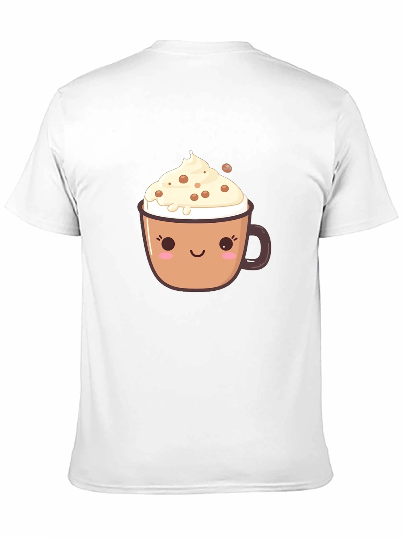 Cute Coffee Cup Graphic T-Shirt