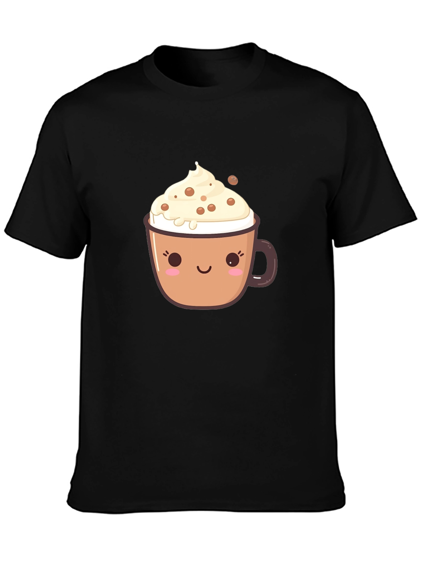 Cute Coffee Cup Graphic T-Shirt
