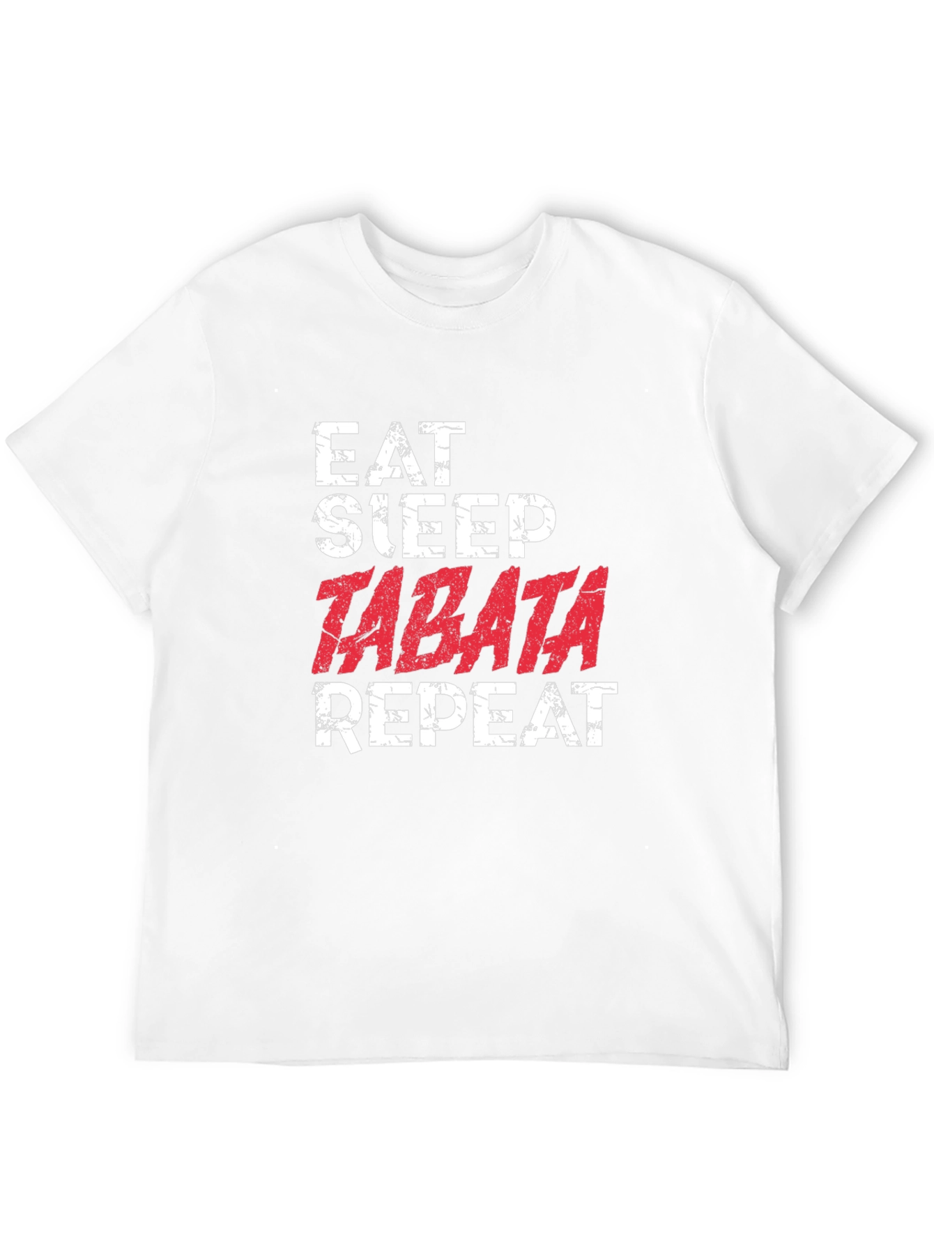 Eat Sleep Tabata Repeat Graphic T-Shirt