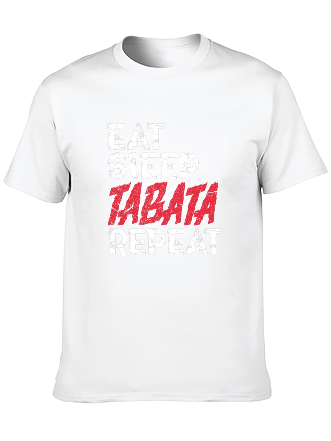 Eat Sleep Tabata Repeat Graphic T-Shirt