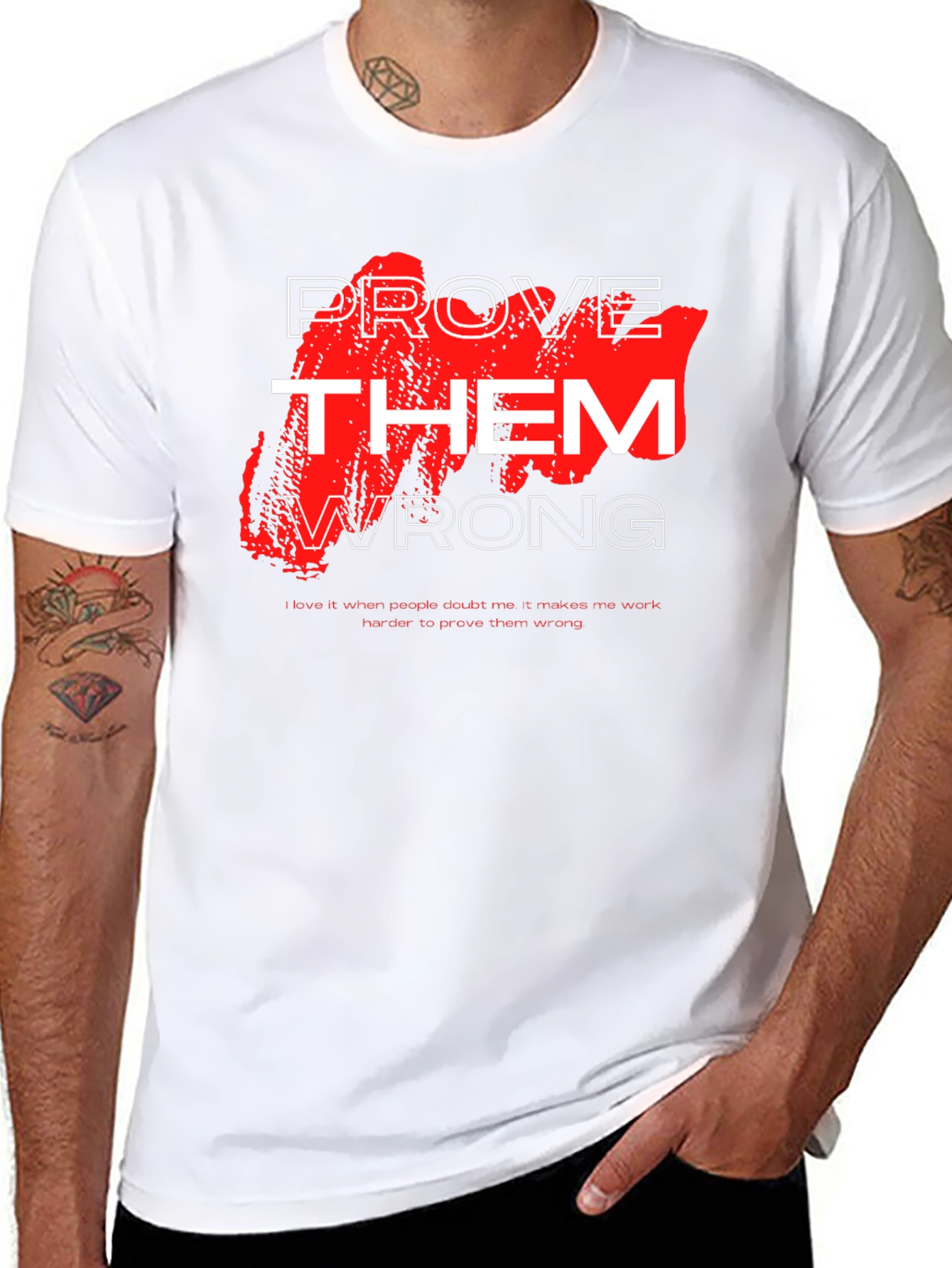 Prove Them Wrong Black Graphic Tee