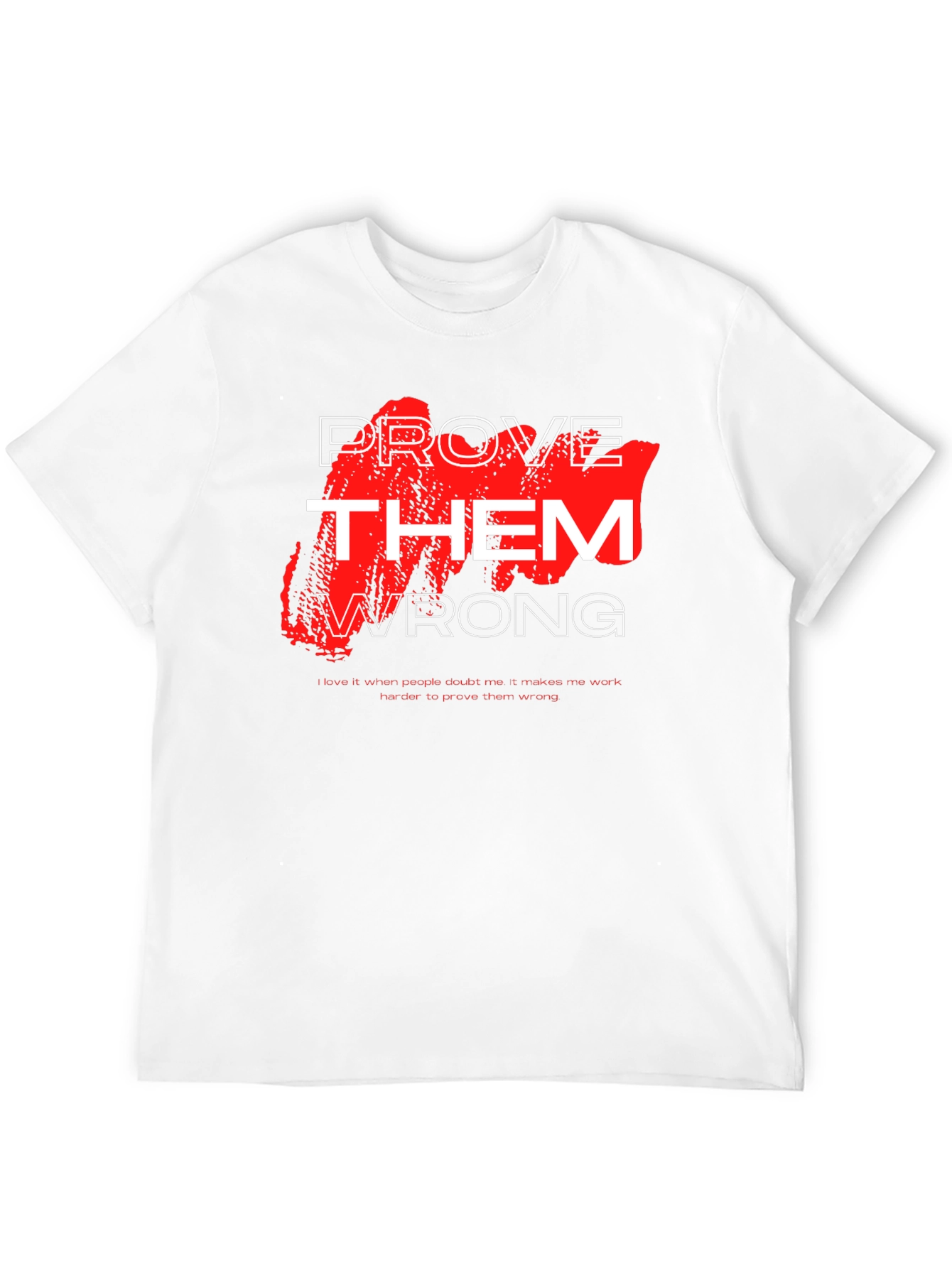 Prove Them Wrong Black Graphic Tee