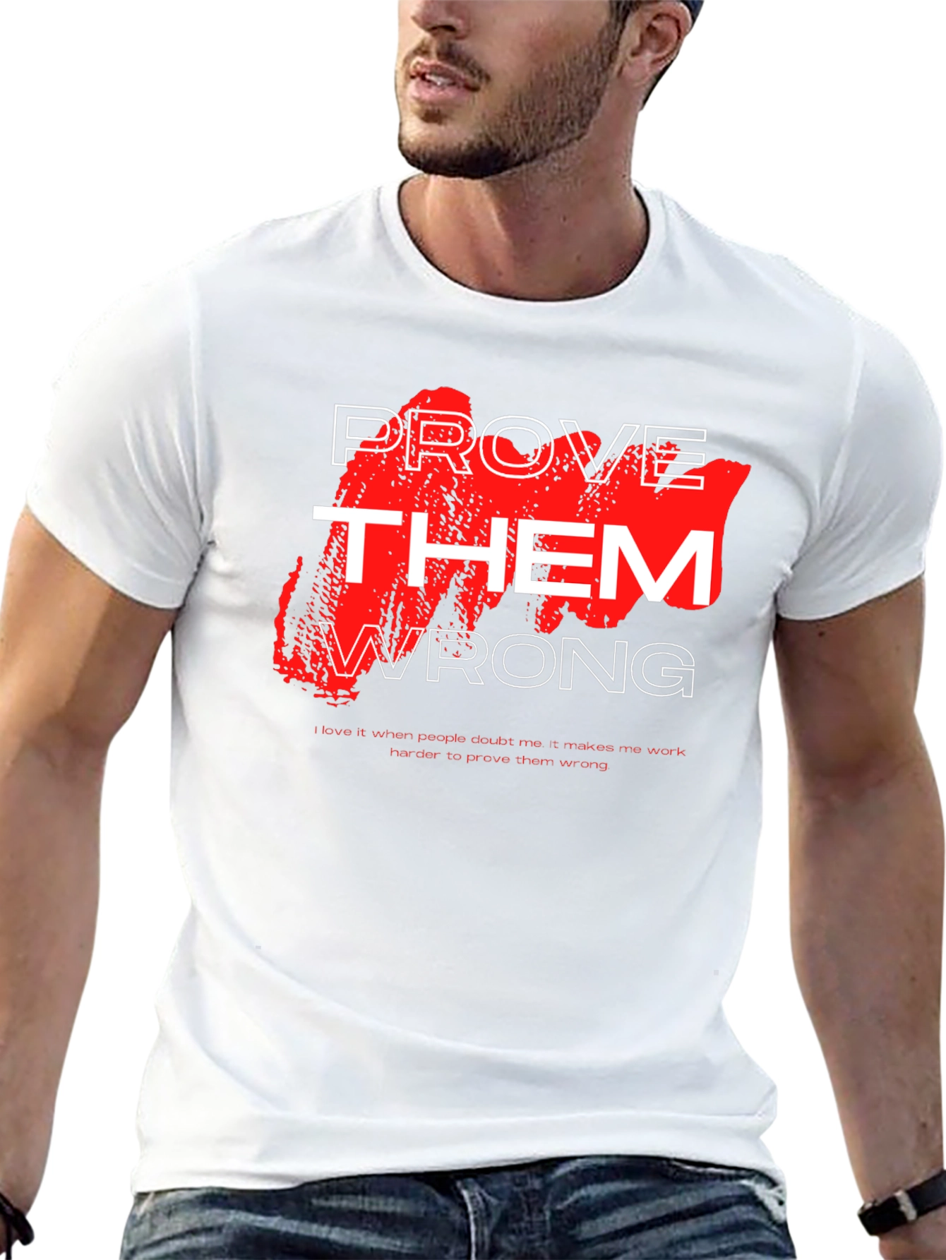 Prove Them Wrong Black Graphic Tee