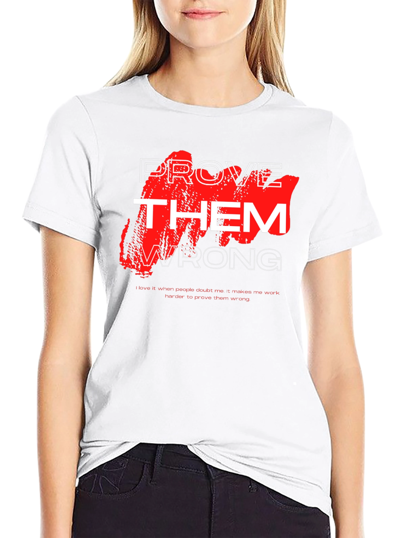 Prove Them Wrong Black Graphic Tee