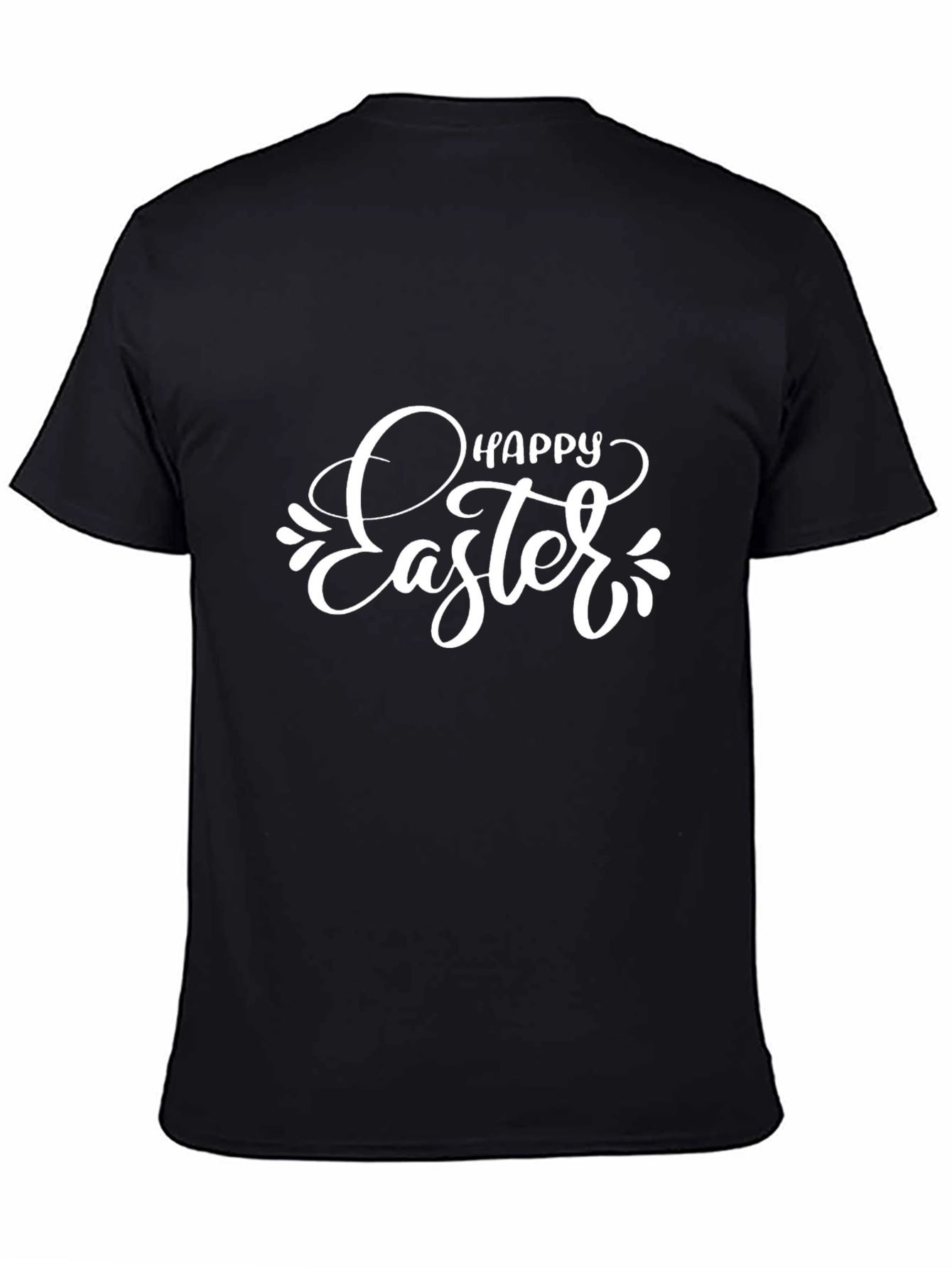 Happy Easter Black T-Shirt | Holiday Celebration