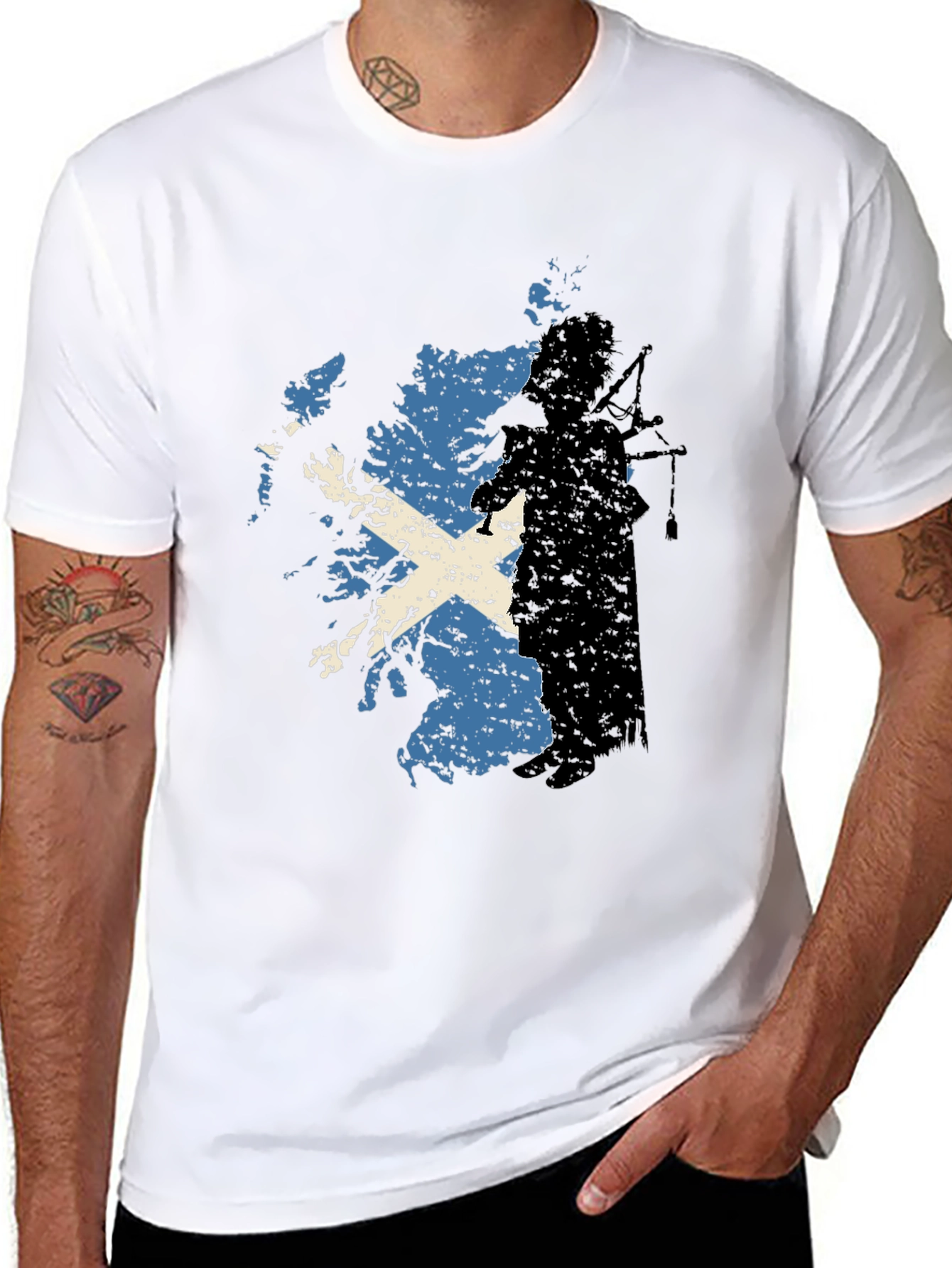 Scottish Pride Black T-Shirt