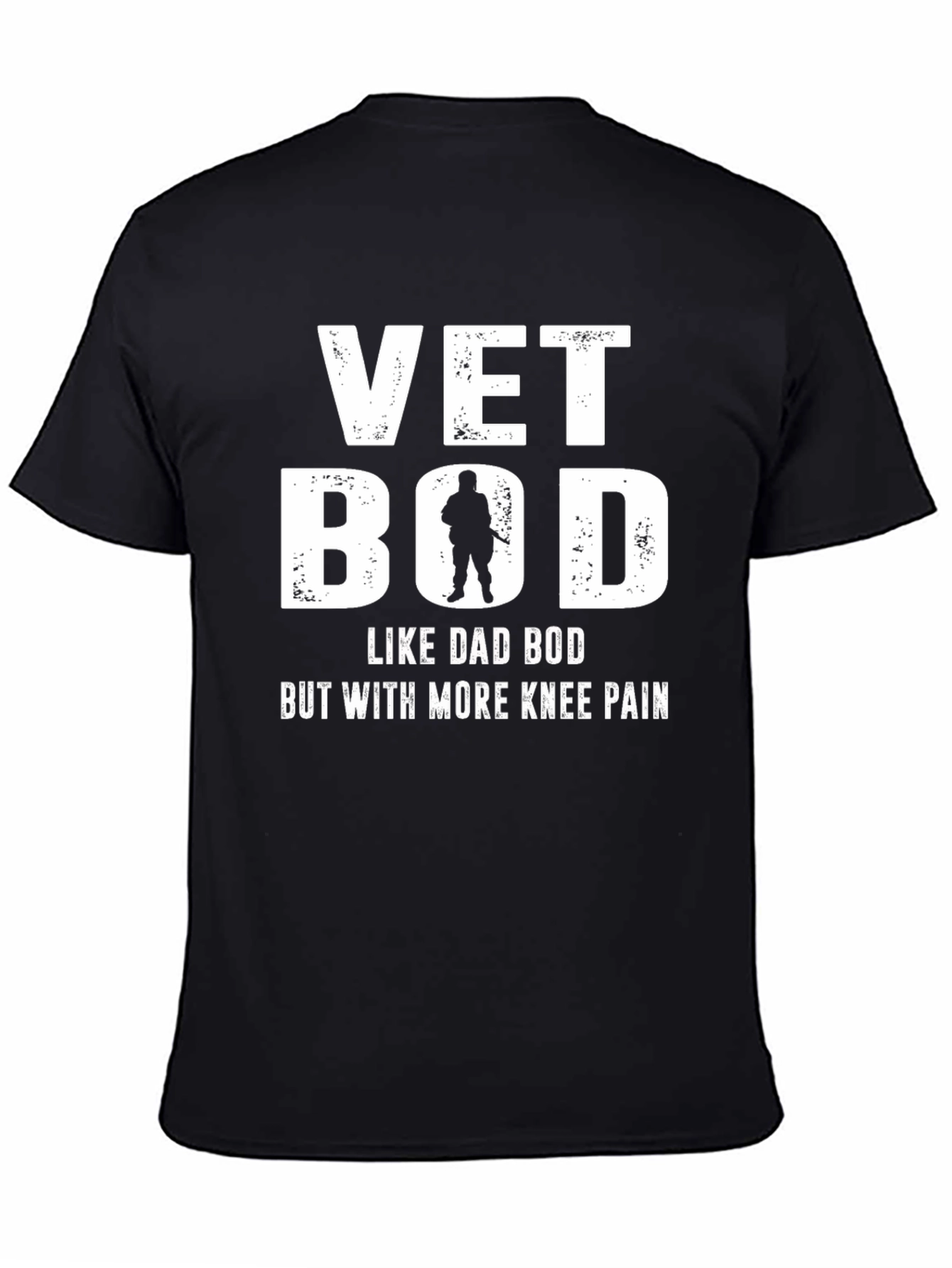 Vet Bod T-Shirt - Military Veteran Humor Tee