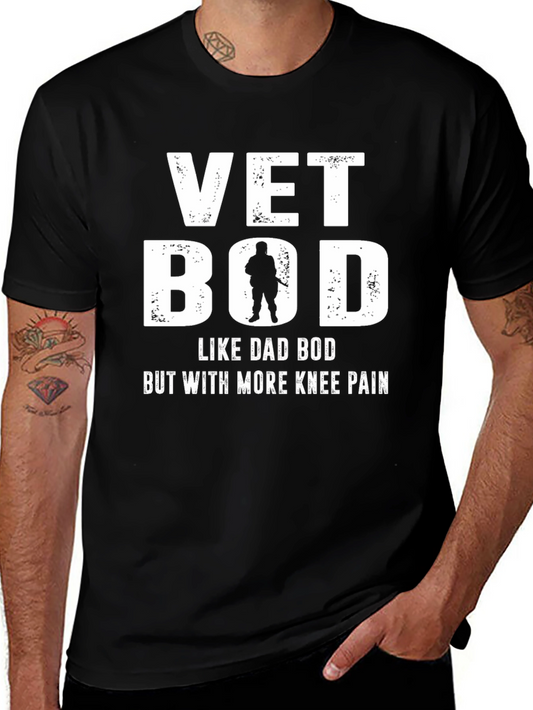 Vet Bod T-Shirt - Military Veteran Humor Tee