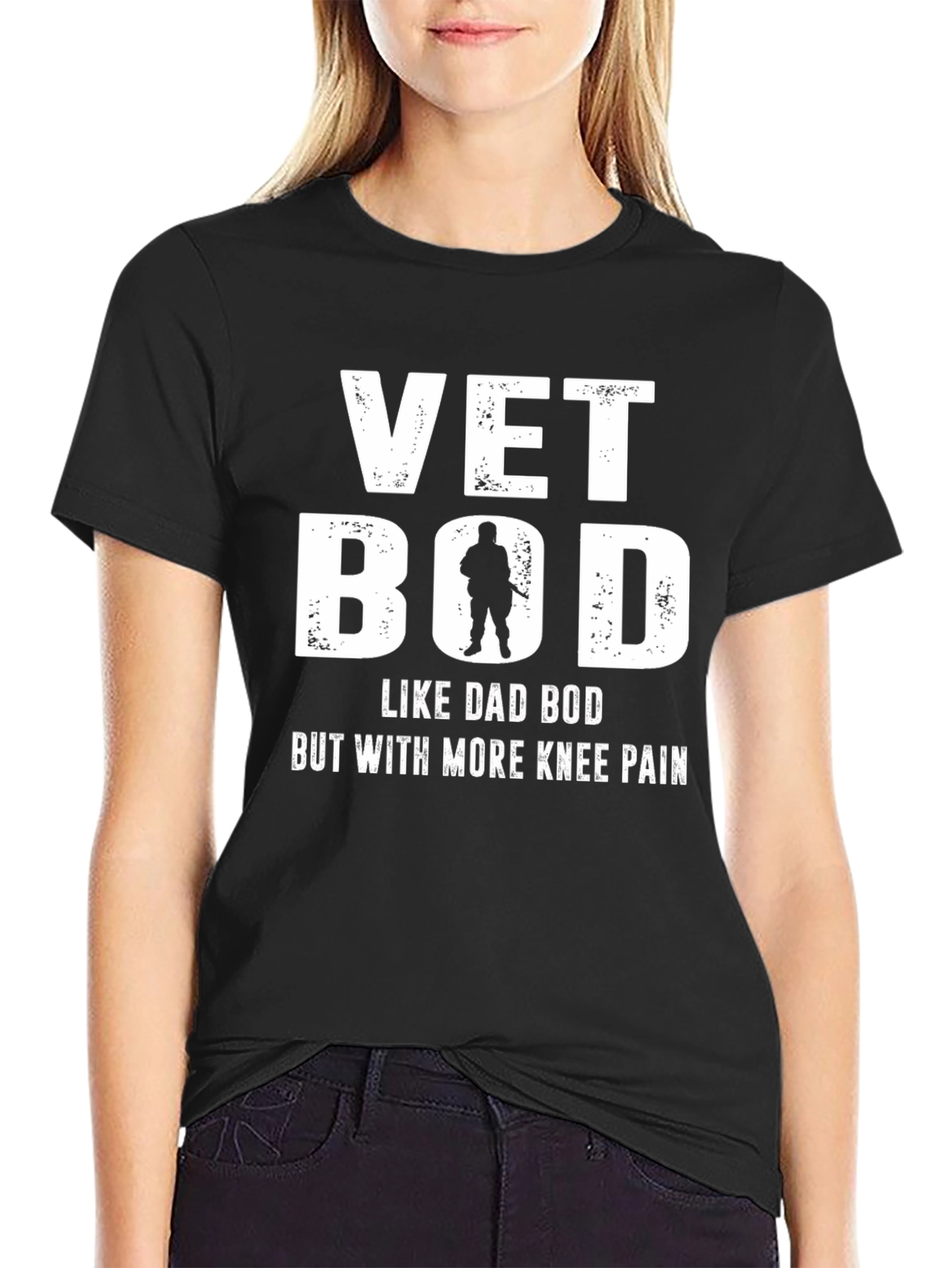 Vet Bod T-Shirt - Military Veteran Humor Tee