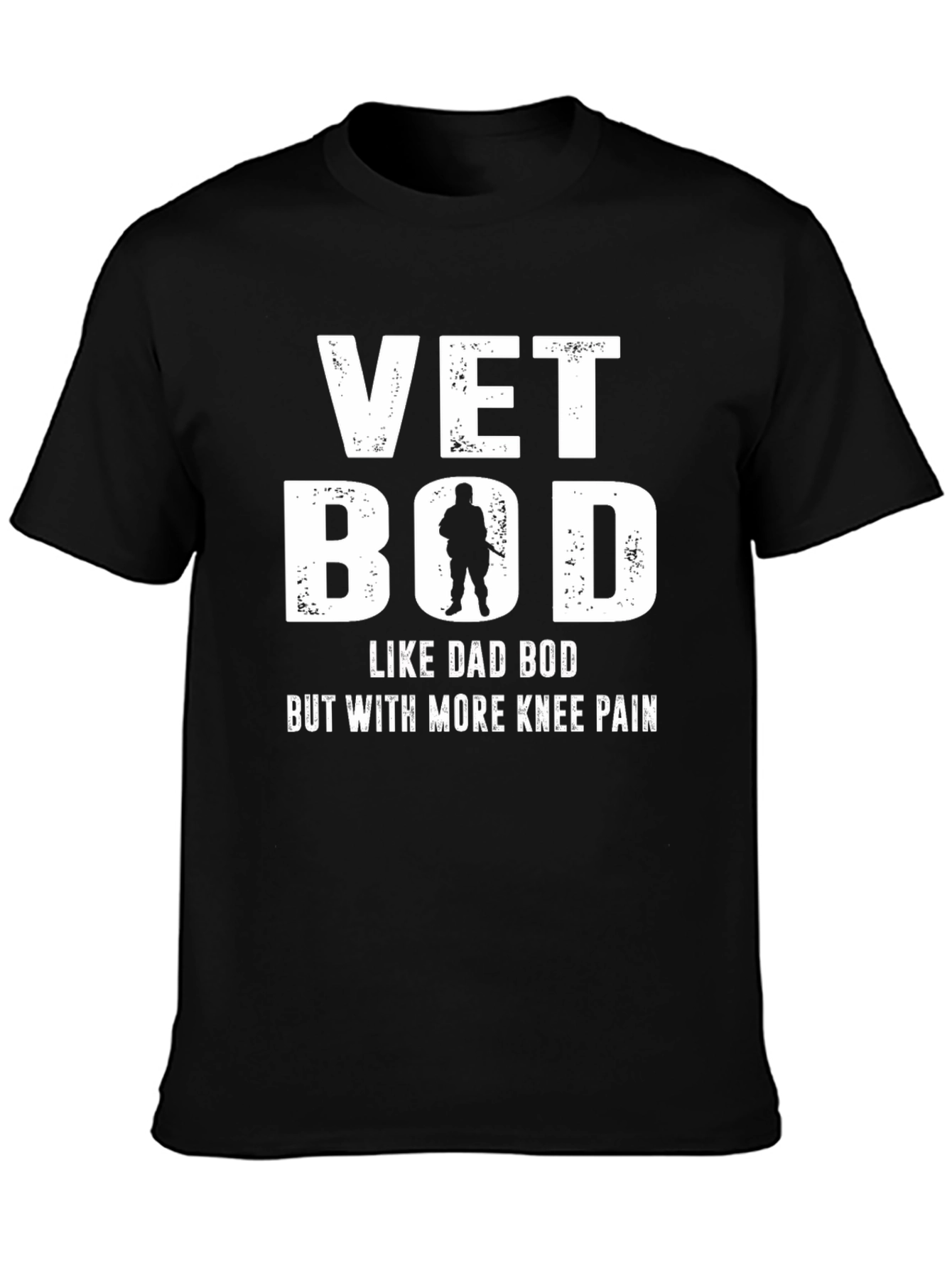 Vet Bod T-Shirt - Military Veteran Humor Tee