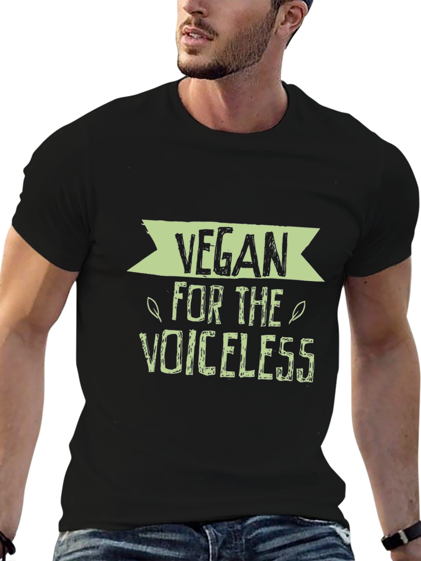 Vegan for the Voiceless Black T-Shirt