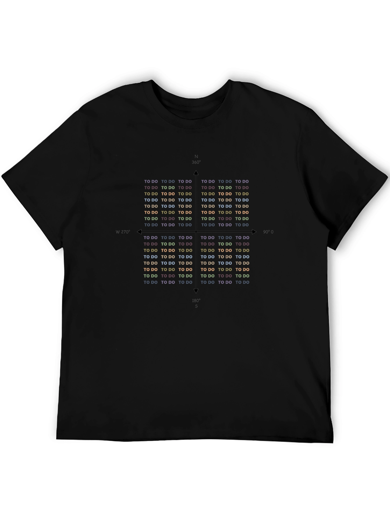 TO DO Grid Graphic Print T-Shirt