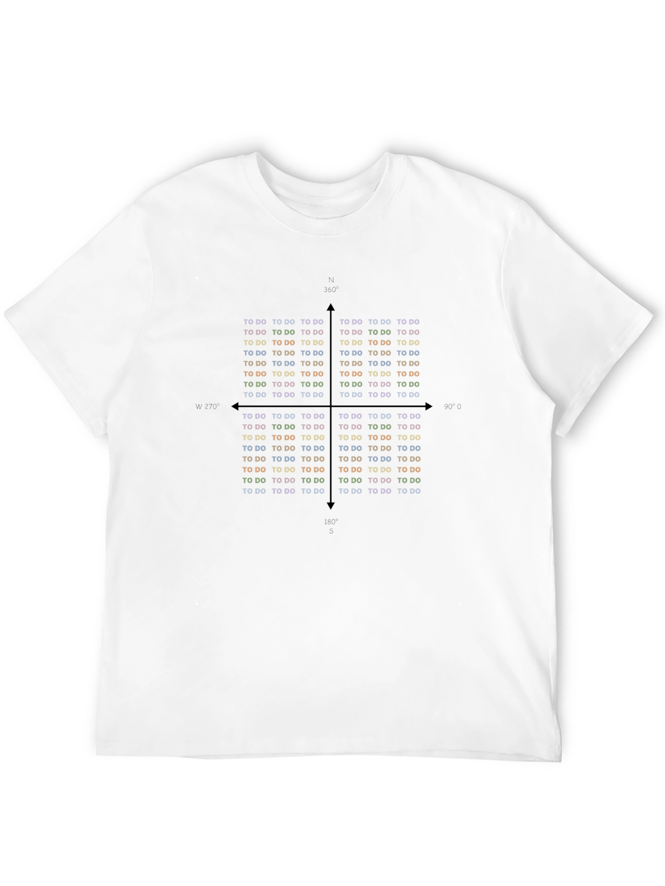 TO DO Grid Graphic Print T-Shirt