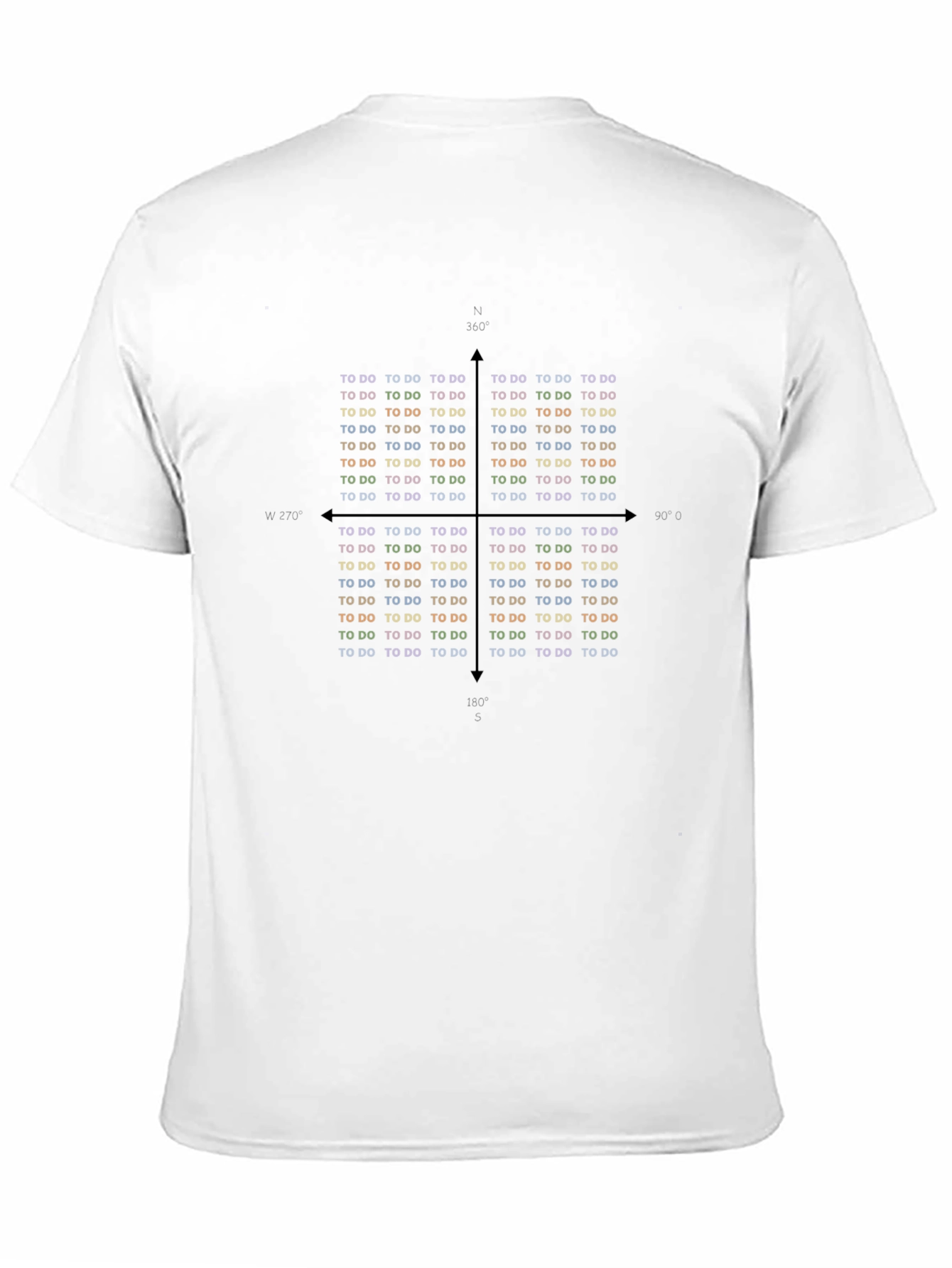 TO DO Grid Graphic Print T-Shirt