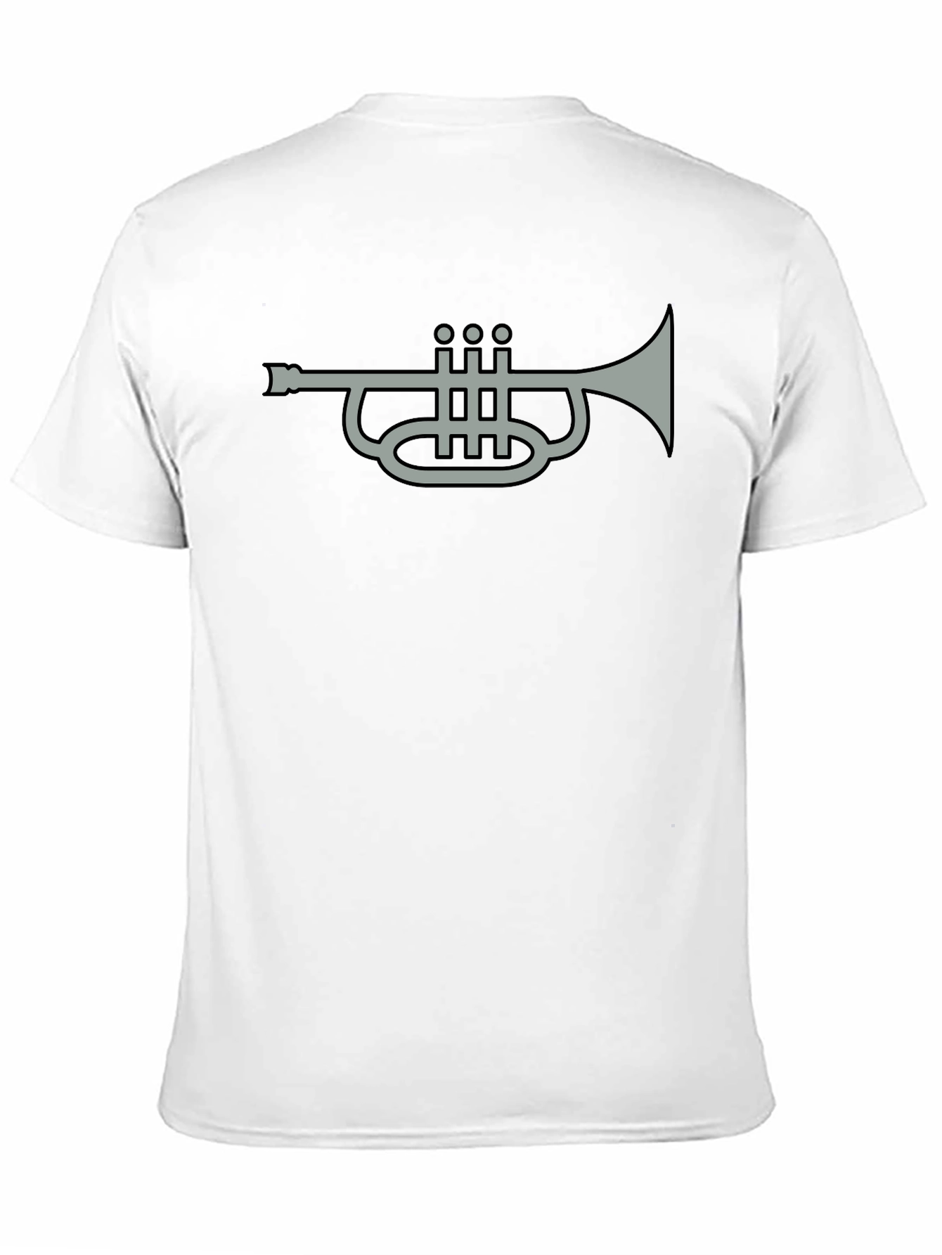 Trumpet Graphic Tee - Black Casual Shirt