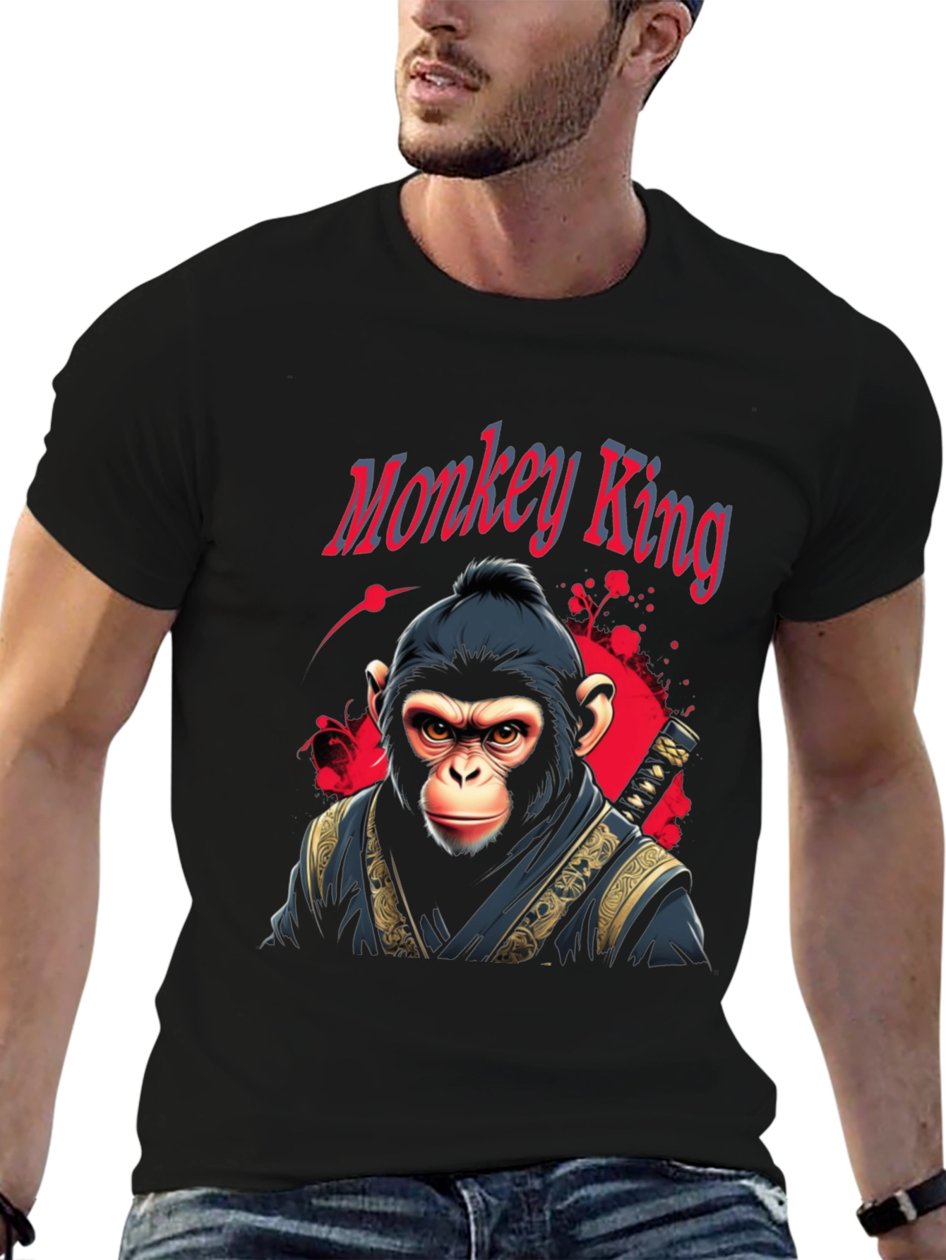 Monkey King Ninja Graphic Tee