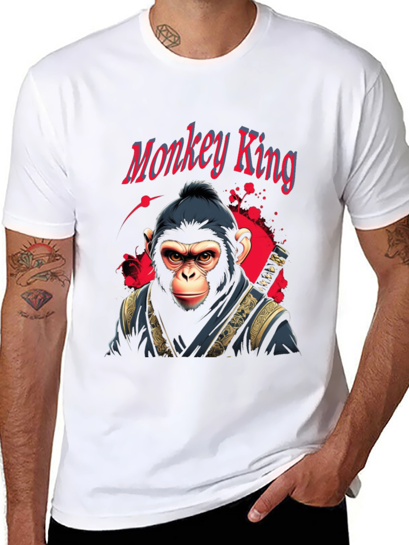 Monkey King Ninja Graphic Tee