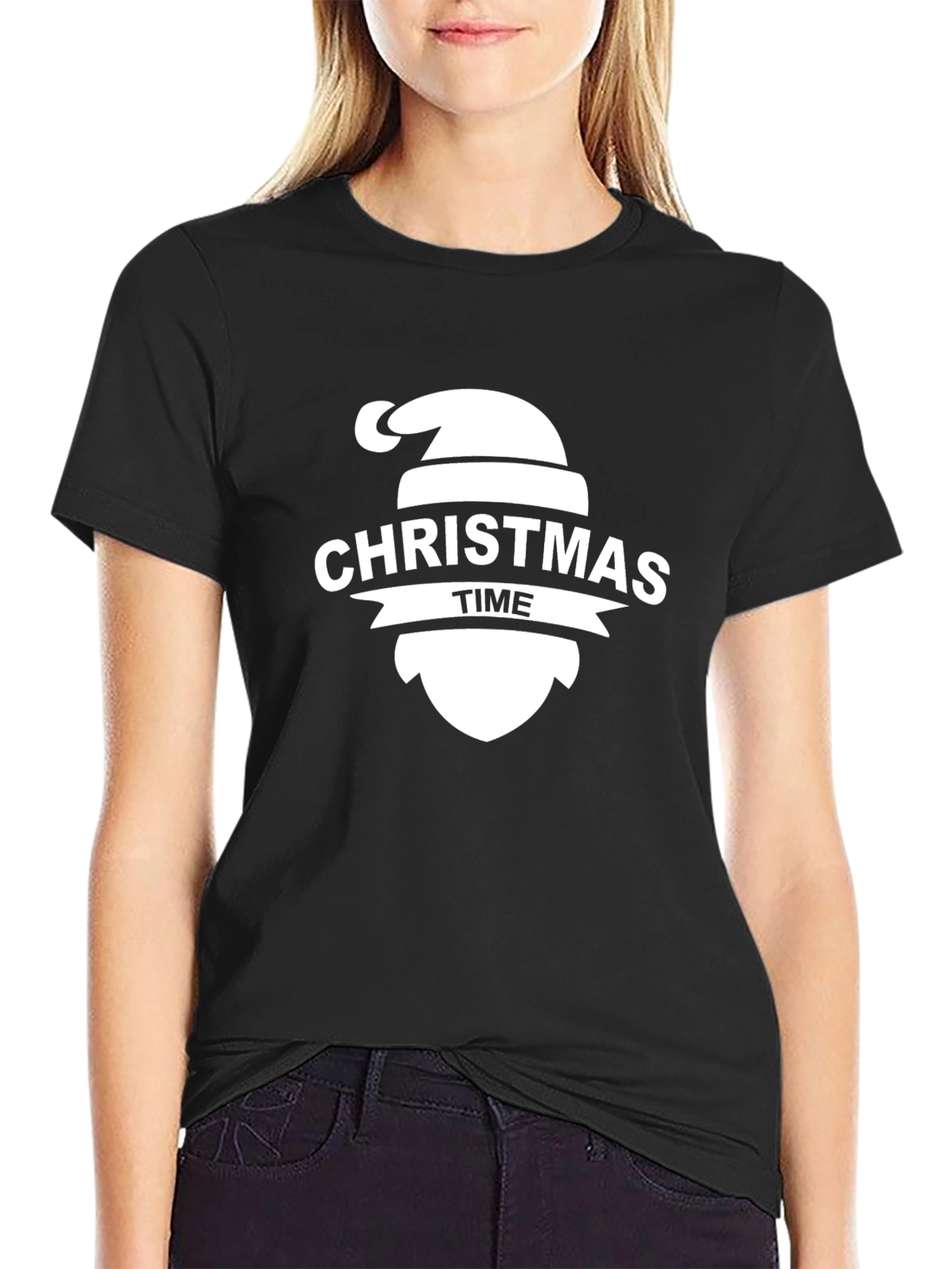 Festive Christmas Time Graphic T-Shirt