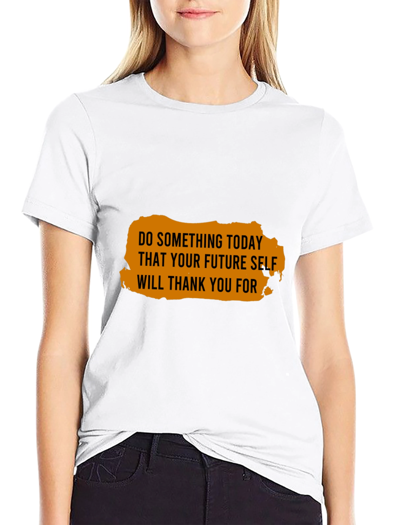 Motivational Graphic Tee - Future Self Gratitude